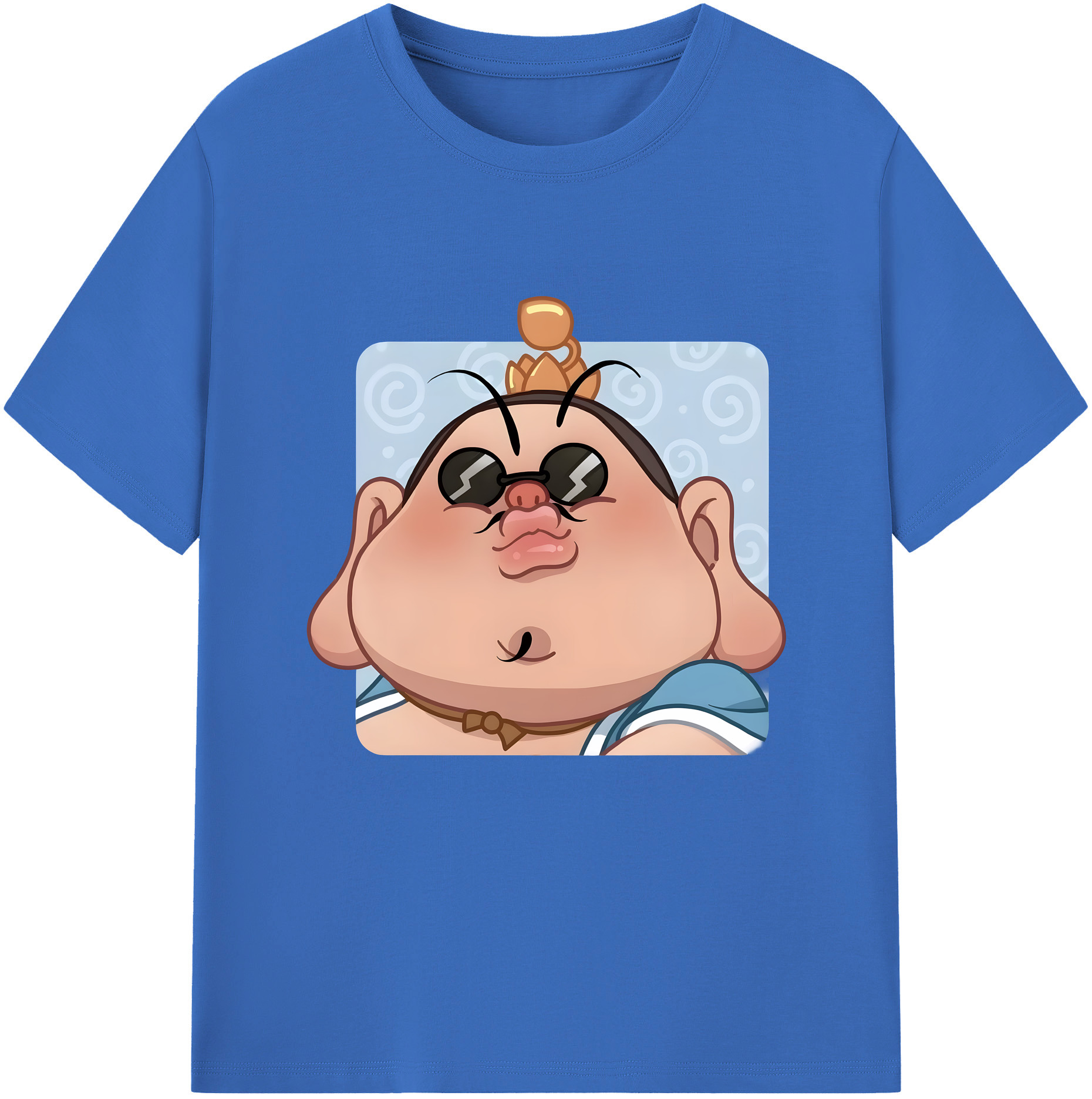 （画像用） Ne Zha 2 ナタ 魔童の大暴れ 綿100％半袖Tシャツ（フロントプリント）