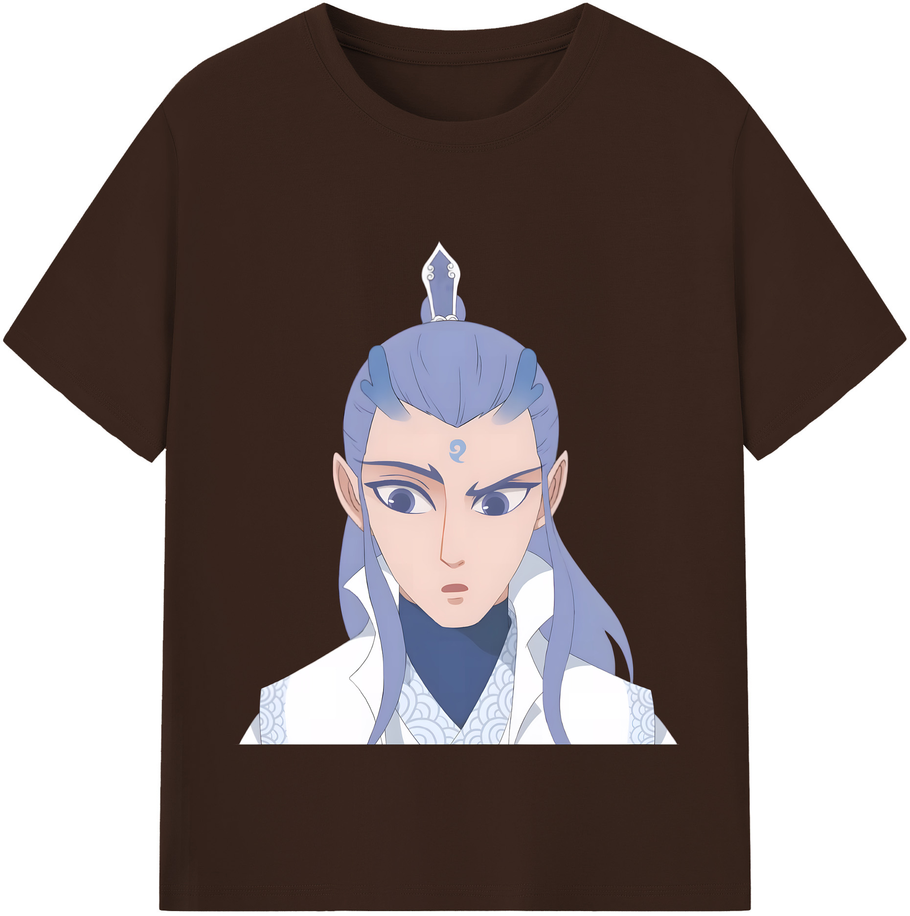 （画像用） Ne Zha 2 ナタ 魔童の大暴れ 綿100％半袖Tシャツ（フロントプリント）