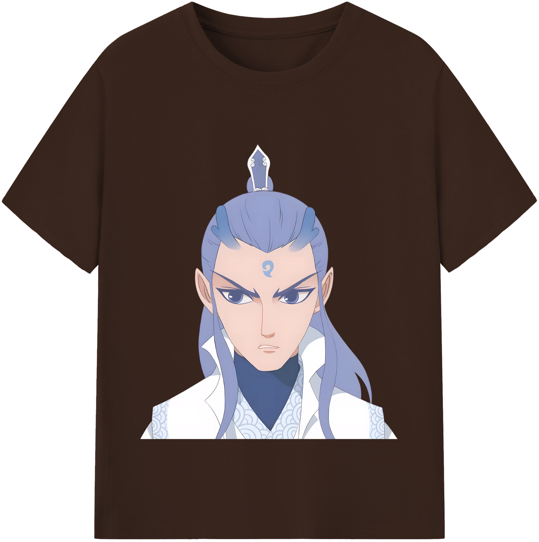 （画像用） Ne Zha 2 ナタ 魔童の大暴れ 綿100％半袖Tシャツ（フロントプリント）