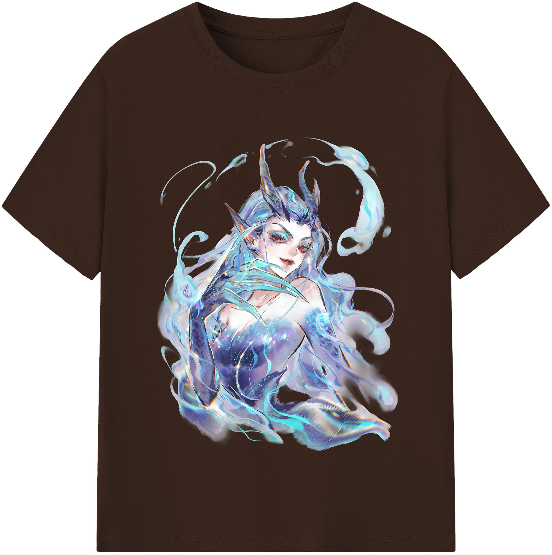 （画像用） Ne Zha 2 ナタ 魔童の大暴れ 綿100％半袖Tシャツ（フロントプリント）