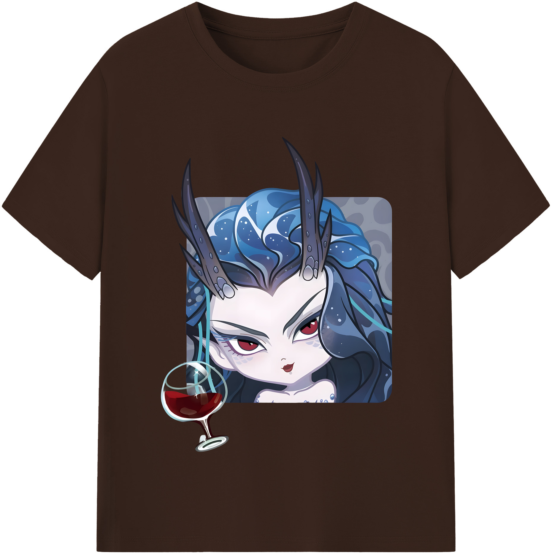 （画像用） Ne Zha 2 ナタ 魔童の大暴れ 綿100％半袖Tシャツ（フロントプリント）