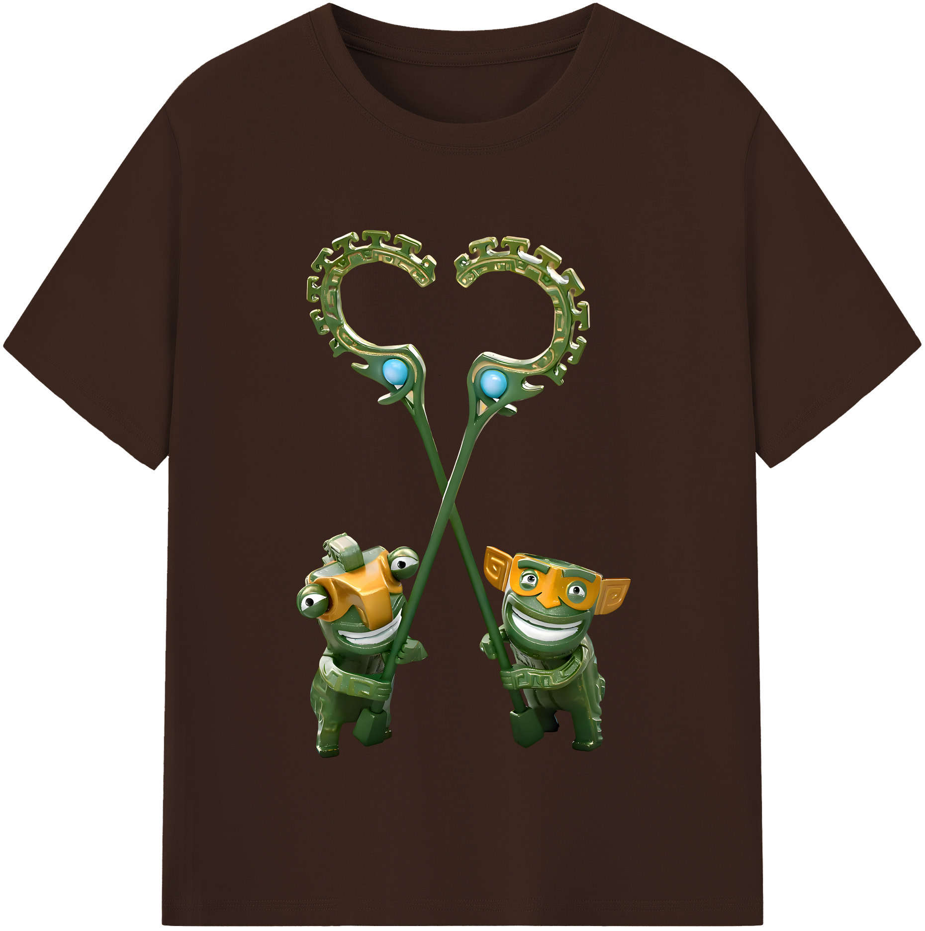 （画像用） Ne Zha 2 ナタ 魔童の大暴れ 綿100％半袖Tシャツ（フロントプリント）