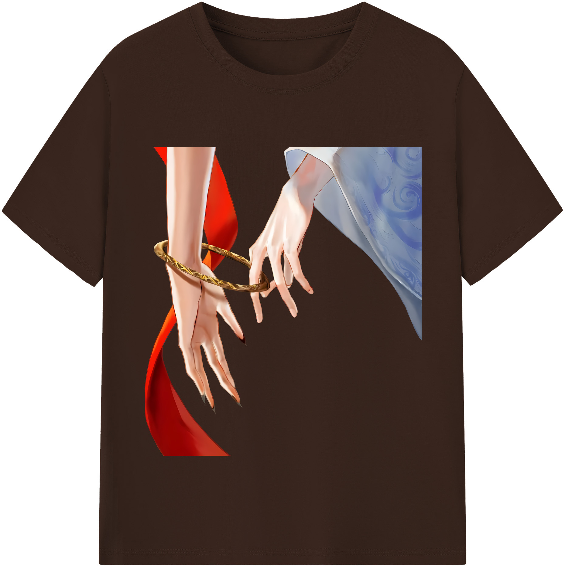 （画像用） Ne Zha 2 ナタ 魔童の大暴れ 綿100％半袖Tシャツ（フロントプリント）
