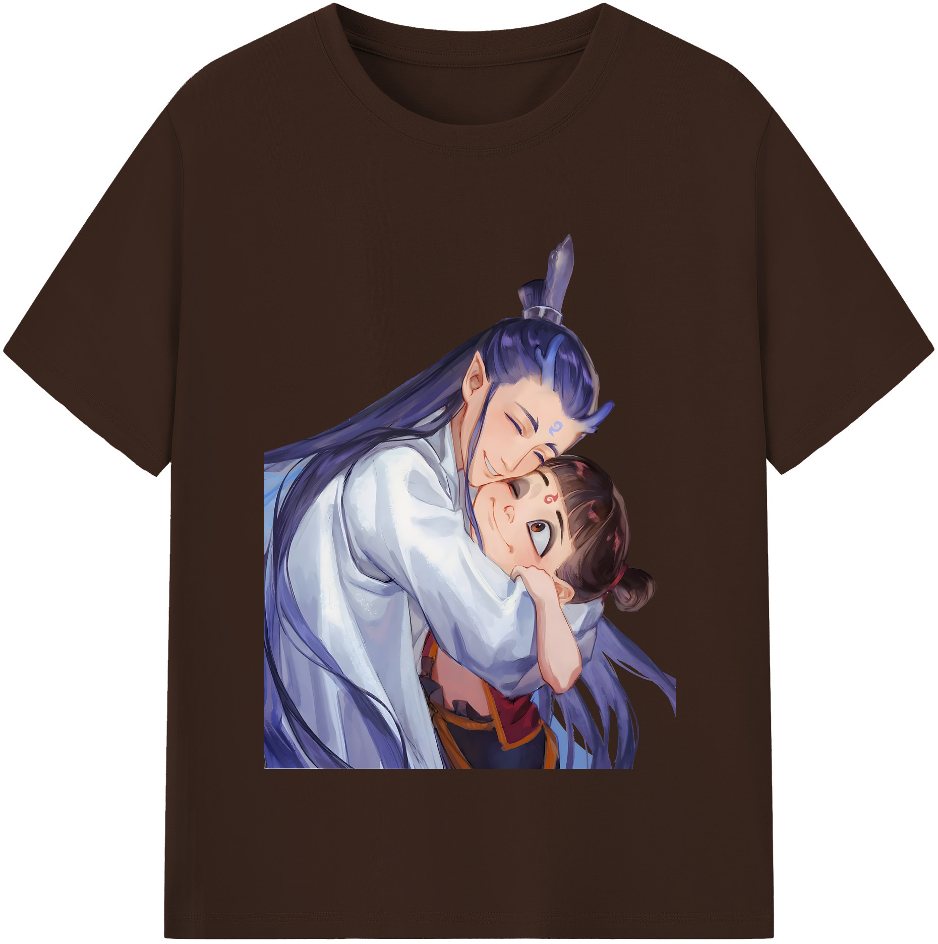 （画像用） Ne Zha 2 ナタ 魔童の大暴れ 綿100％半袖Tシャツ（フロントプリント）