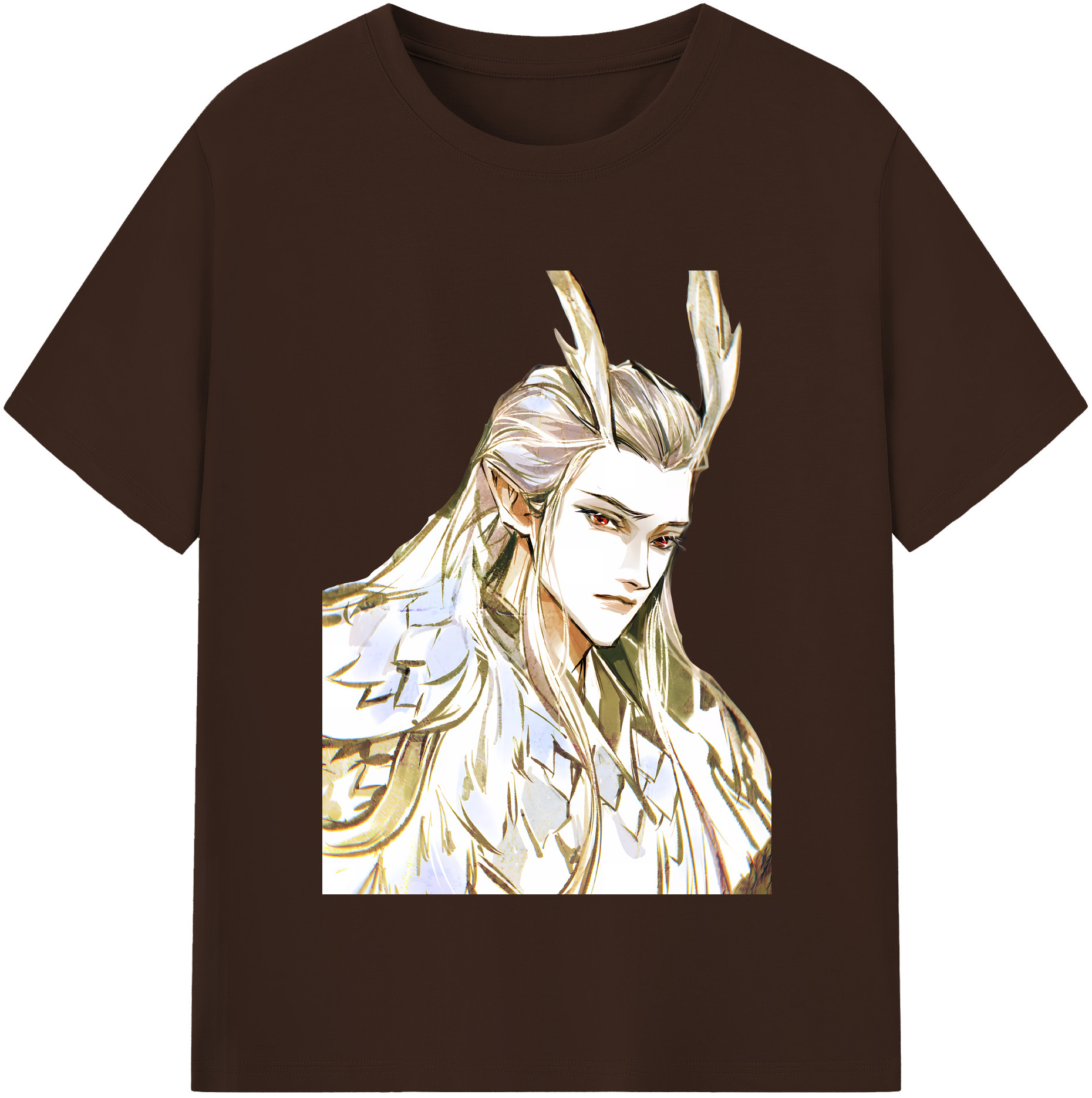 （画像用） Ne Zha 2 ナタ 魔童の大暴れ 綿100％半袖Tシャツ（フロントプリント）