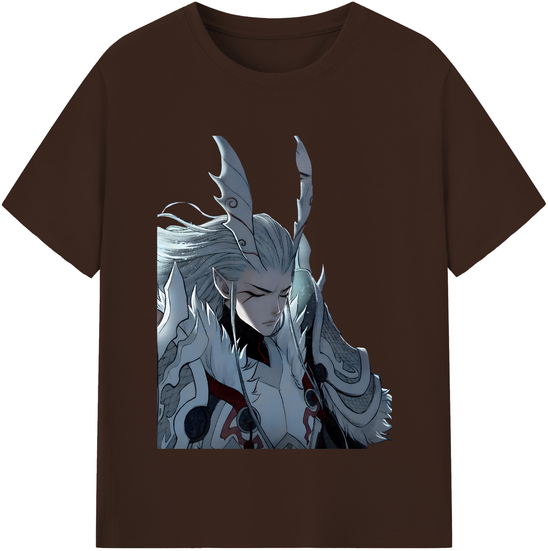 （画像用） Ne Zha 2 ナタ 魔童の大暴れ 綿100％半袖Tシャツ（フロントプリント）