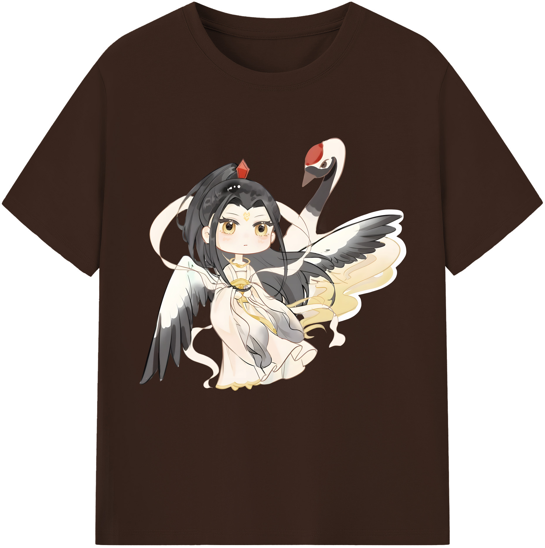 （画像用） Ne Zha 2 ナタ 魔童の大暴れ 綿100％半袖Tシャツ（フロントプリント）