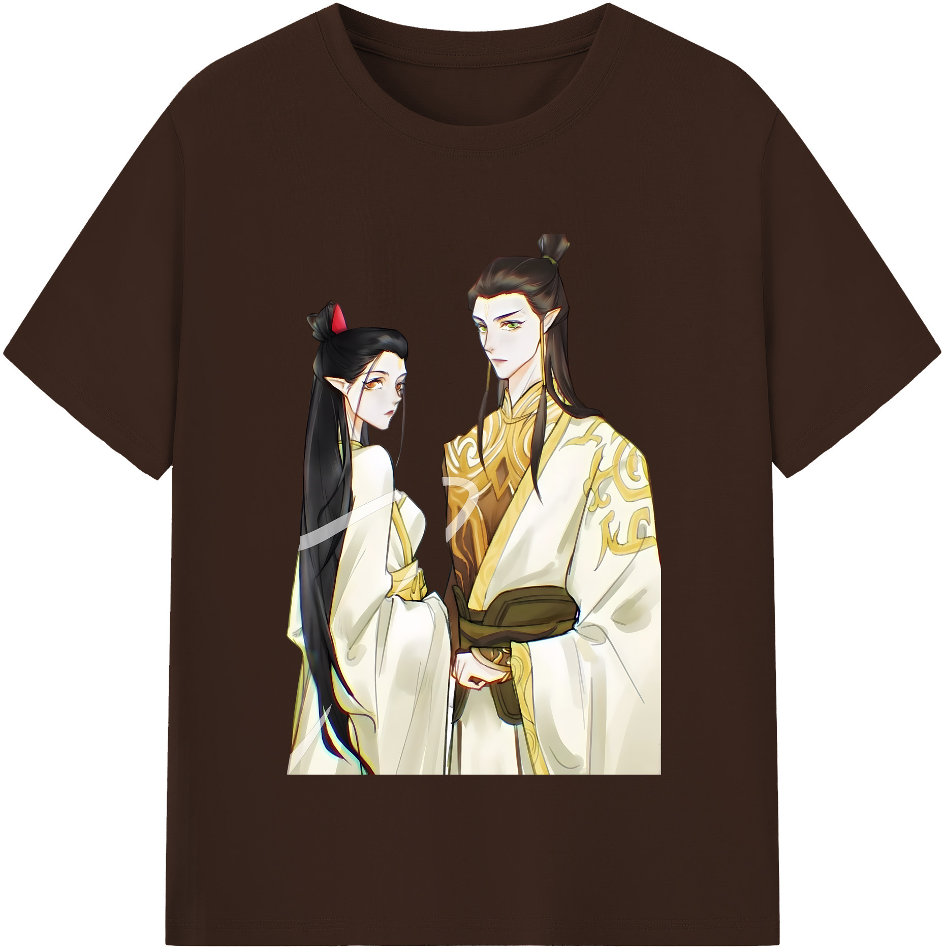 （画像用） Ne Zha 2 ナタ 魔童の大暴れ 綿100％半袖Tシャツ（フロントプリント）
