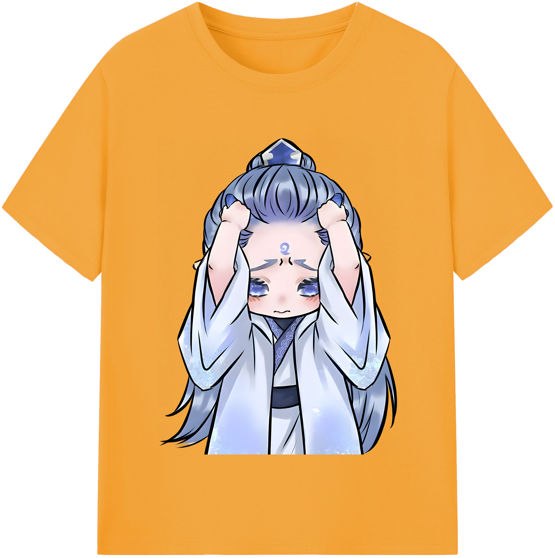 （画像用） Ne Zha 2 ナタ 魔童の大暴れ 綿100％半袖Tシャツ（フロントプリント）