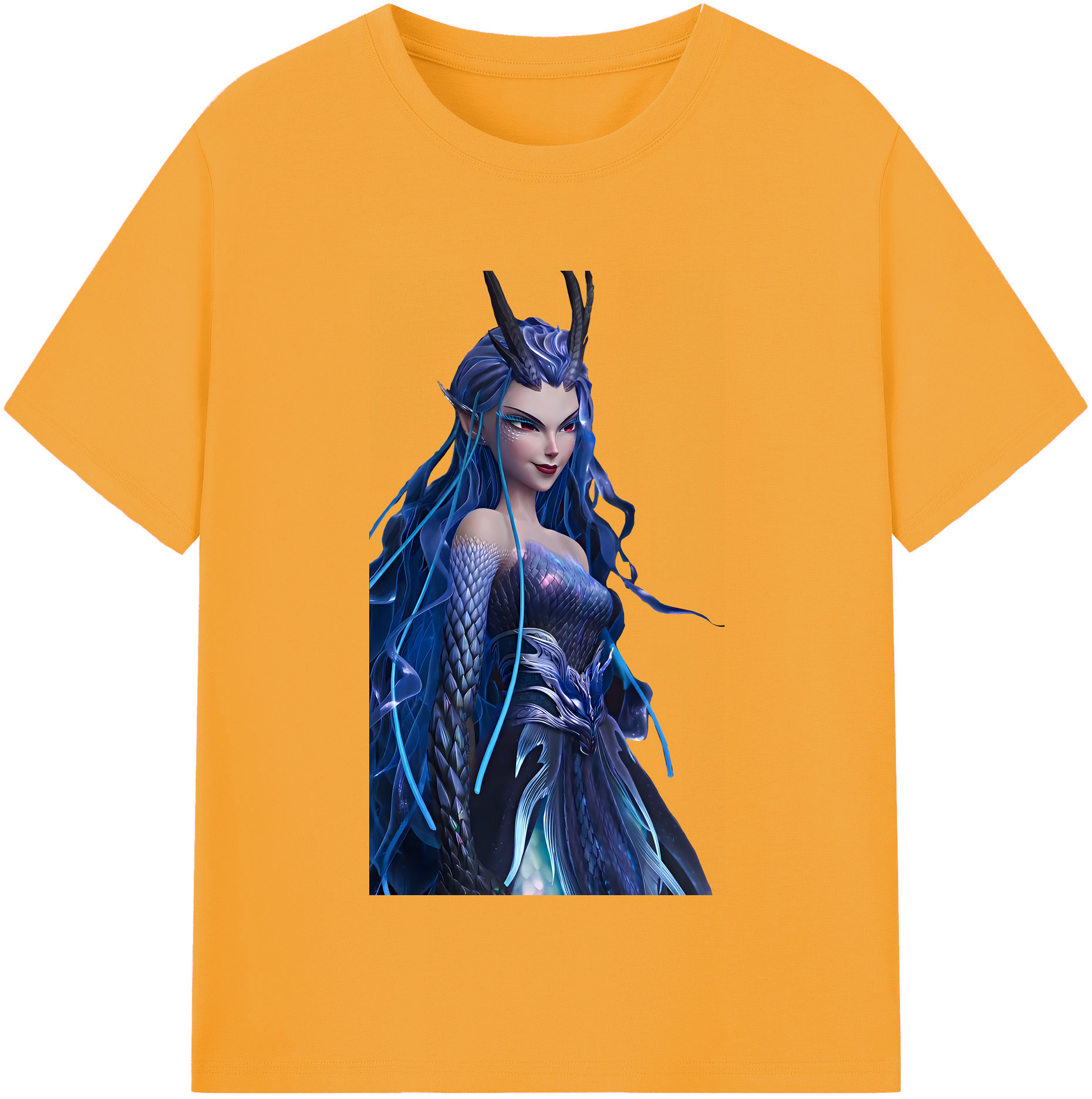 （画像用） Ne Zha 2 ナタ 魔童の大暴れ 綿100％半袖Tシャツ（フロントプリント）