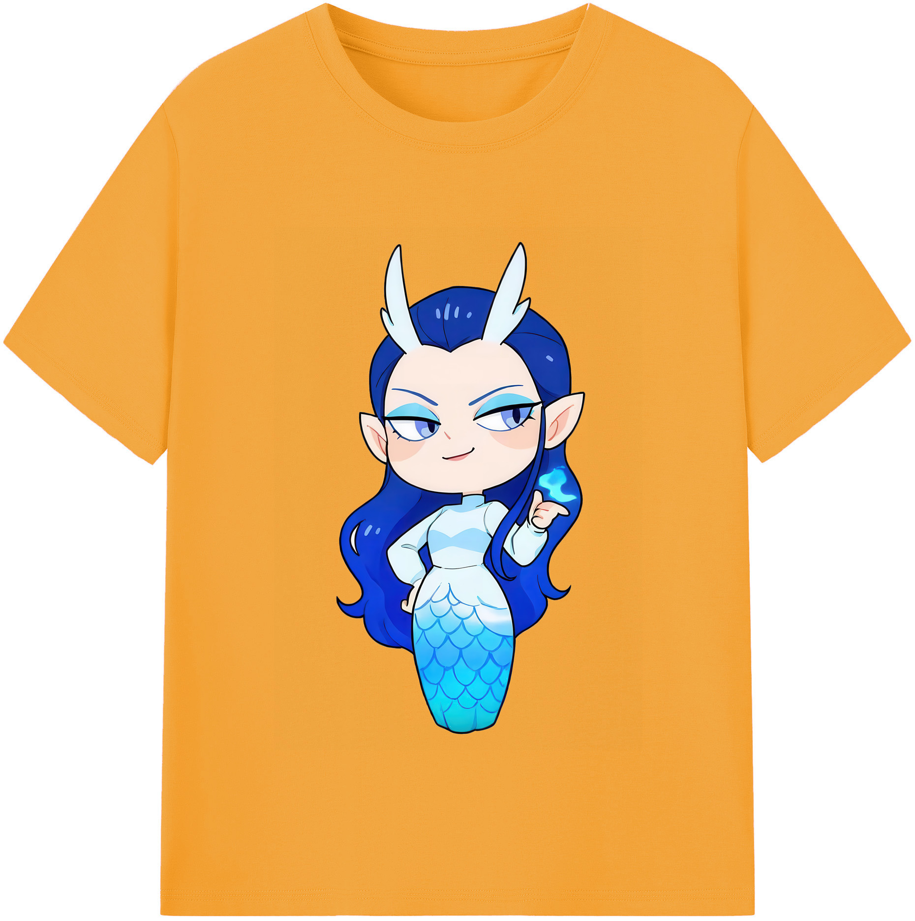 （画像用） Ne Zha 2 ナタ 魔童の大暴れ 綿100％半袖Tシャツ（フロントプリント）