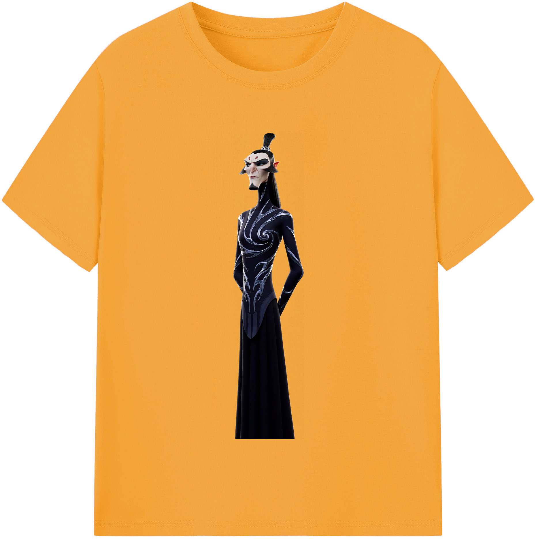 （画像用） Ne Zha 2 ナタ 魔童の大暴れ 綿100％半袖Tシャツ（フロントプリント）