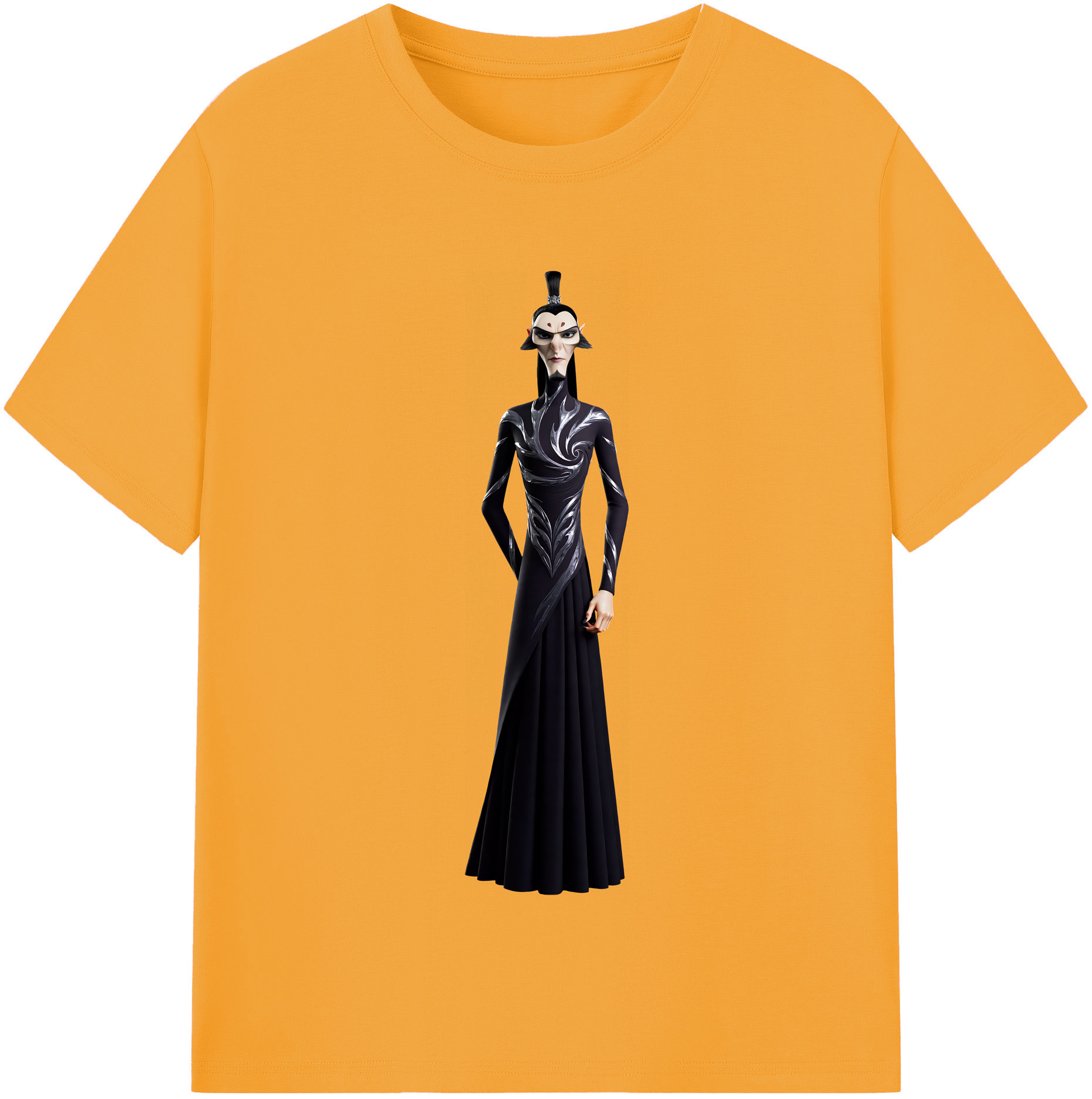 （画像用） Ne Zha 2 ナタ 魔童の大暴れ 綿100％半袖Tシャツ（フロントプリント）
