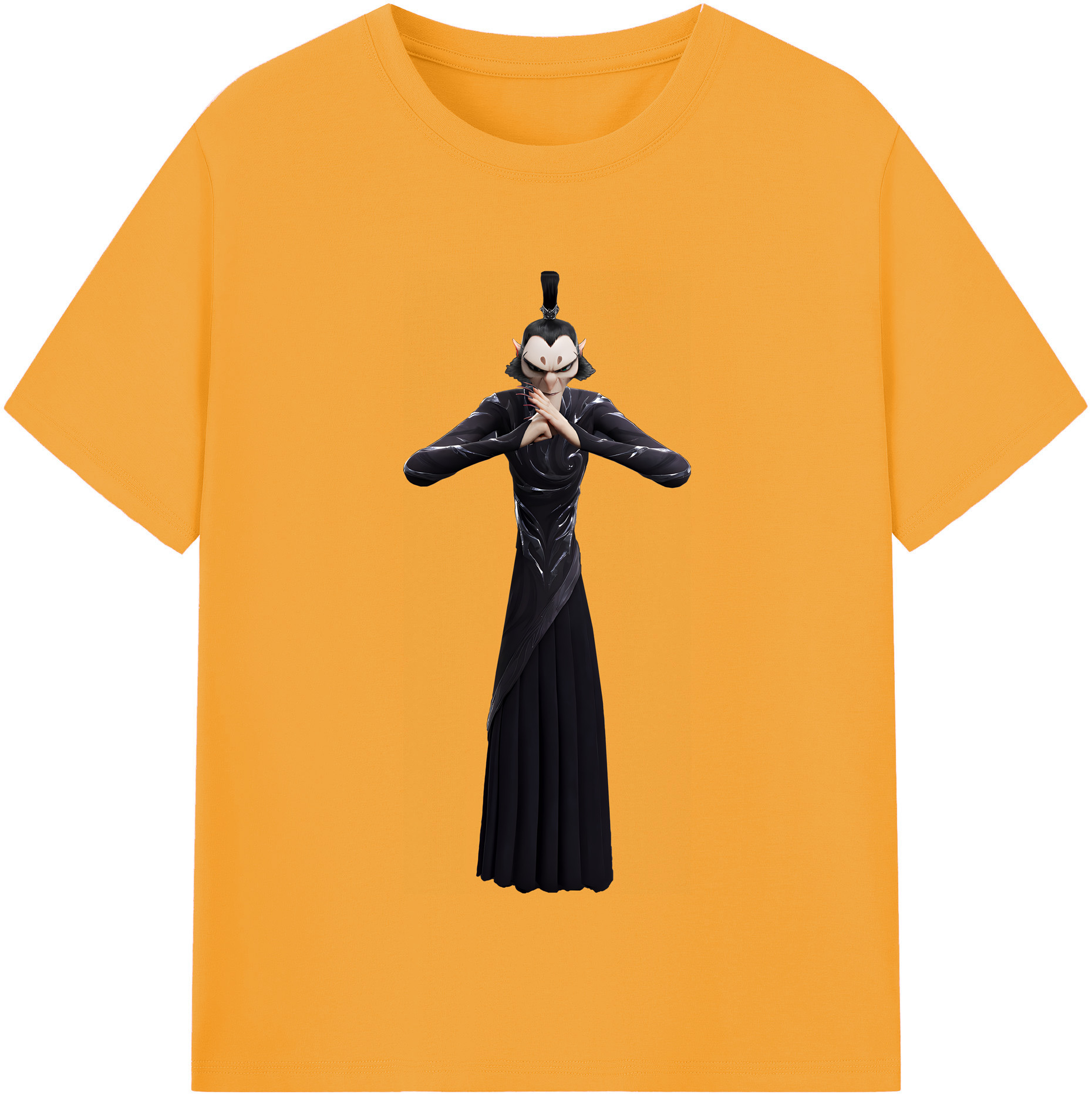 （画像用） Ne Zha 2 ナタ 魔童の大暴れ 綿100％半袖Tシャツ（フロントプリント）