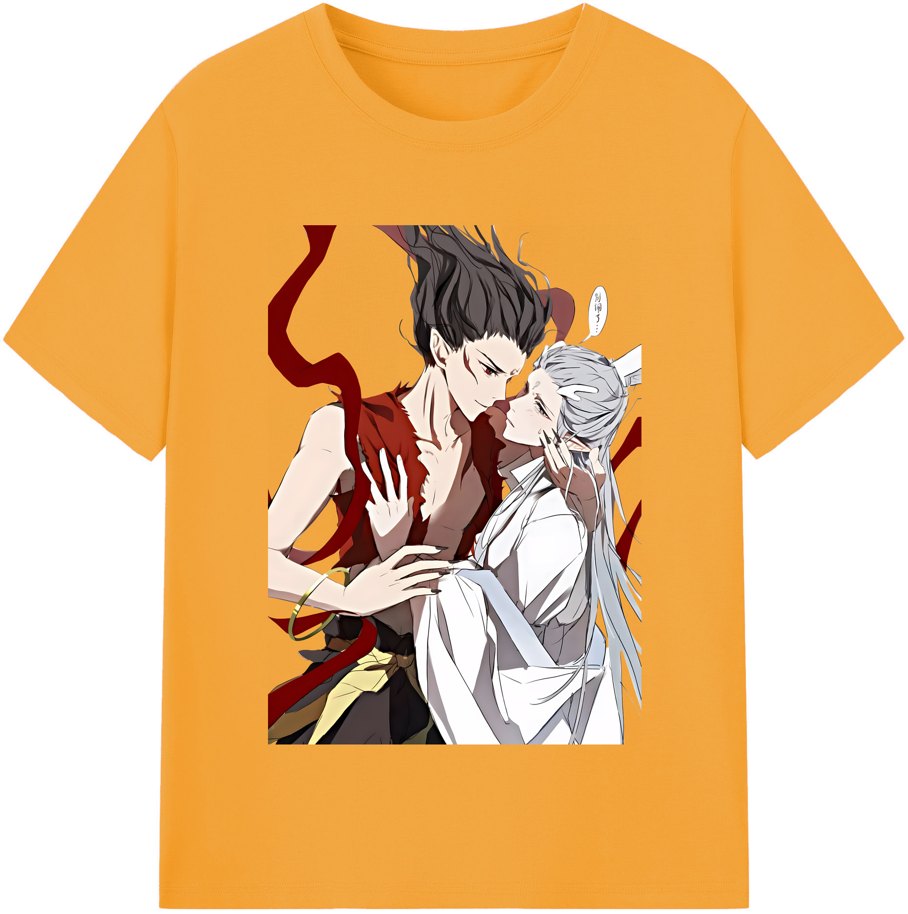 （画像用） Ne Zha 2 ナタ 魔童の大暴れ 綿100％半袖Tシャツ（フロントプリント）