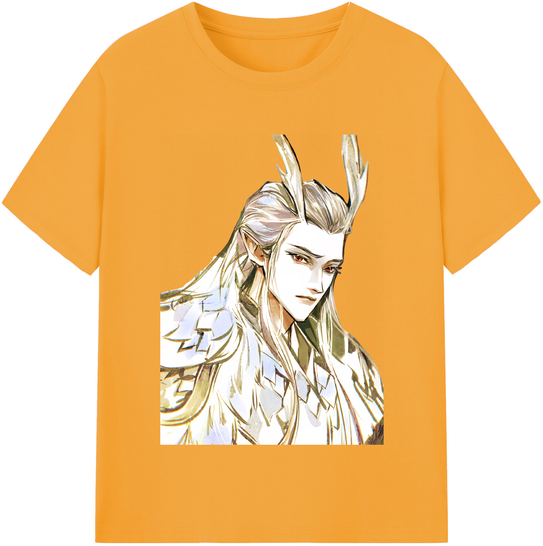 （画像用） Ne Zha 2 ナタ 魔童の大暴れ 綿100％半袖Tシャツ（フロントプリント）