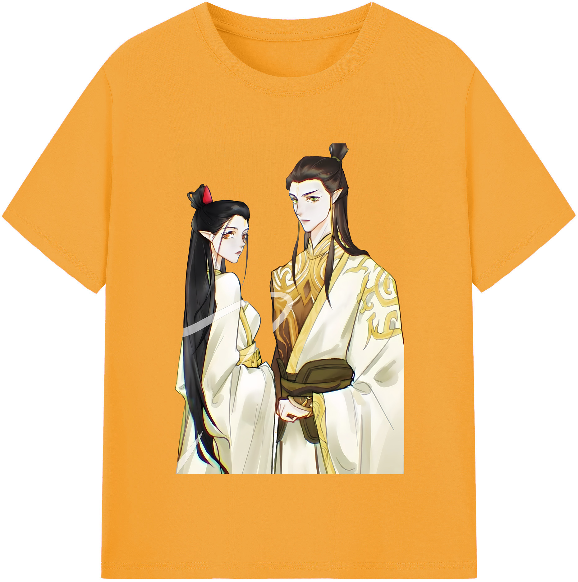 （画像用） Ne Zha 2 ナタ 魔童の大暴れ 綿100％半袖Tシャツ（フロントプリント）