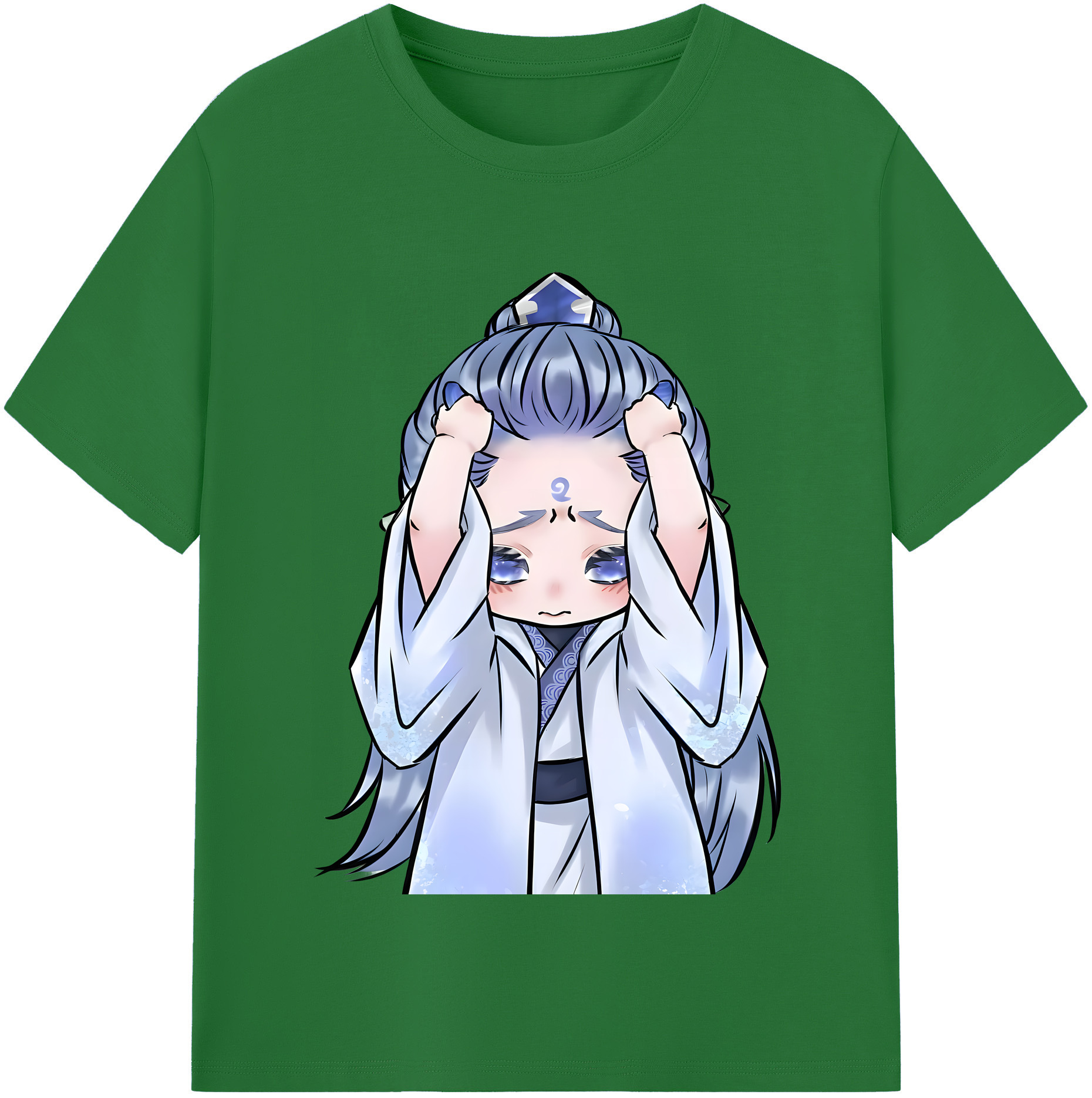 （画像用） Ne Zha 2 ナタ 魔童の大暴れ 綿100％半袖Tシャツ（フロントプリント）