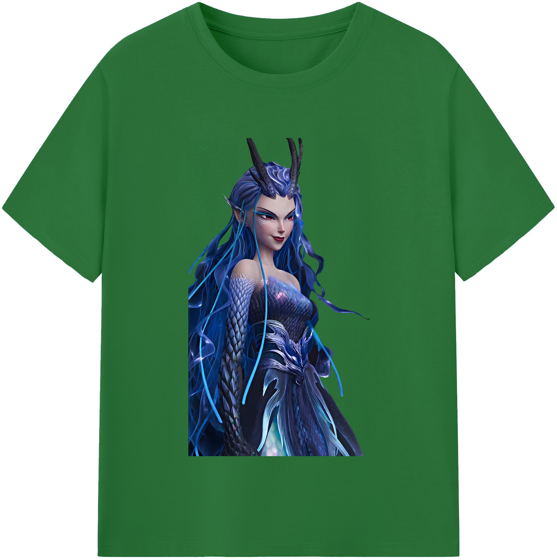 （画像用） Ne Zha 2 ナタ 魔童の大暴れ 綿100％半袖Tシャツ（フロントプリント）