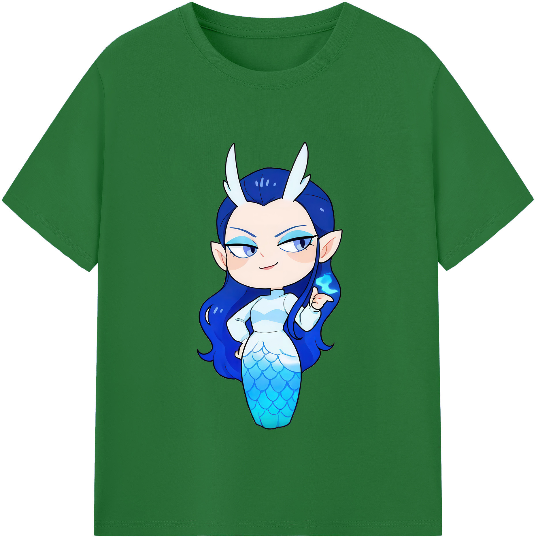 （画像用） Ne Zha 2 ナタ 魔童の大暴れ 綿100％半袖Tシャツ（フロントプリント）