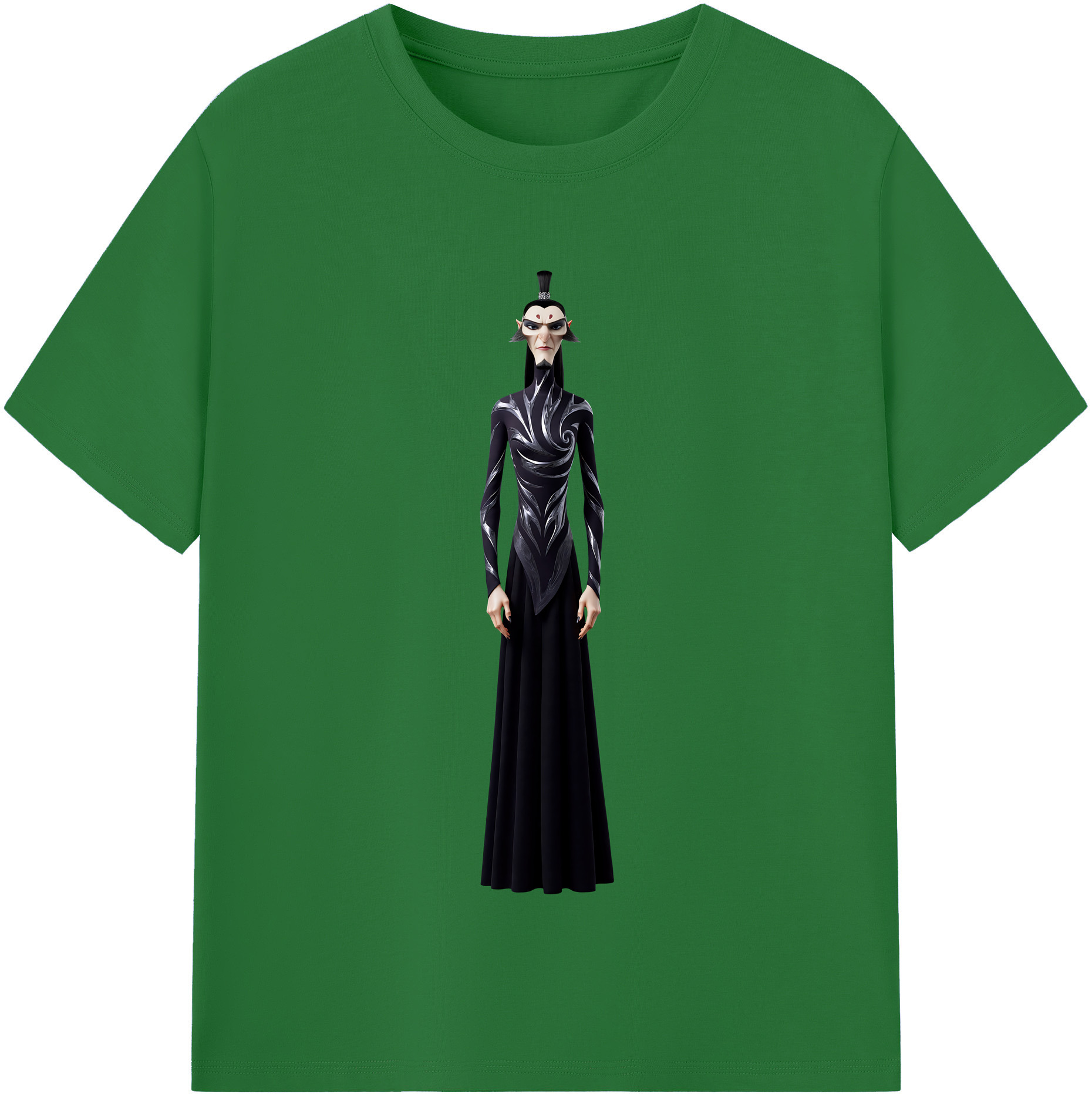（画像用） Ne Zha 2 ナタ 魔童の大暴れ 綿100％半袖Tシャツ（フロントプリント）