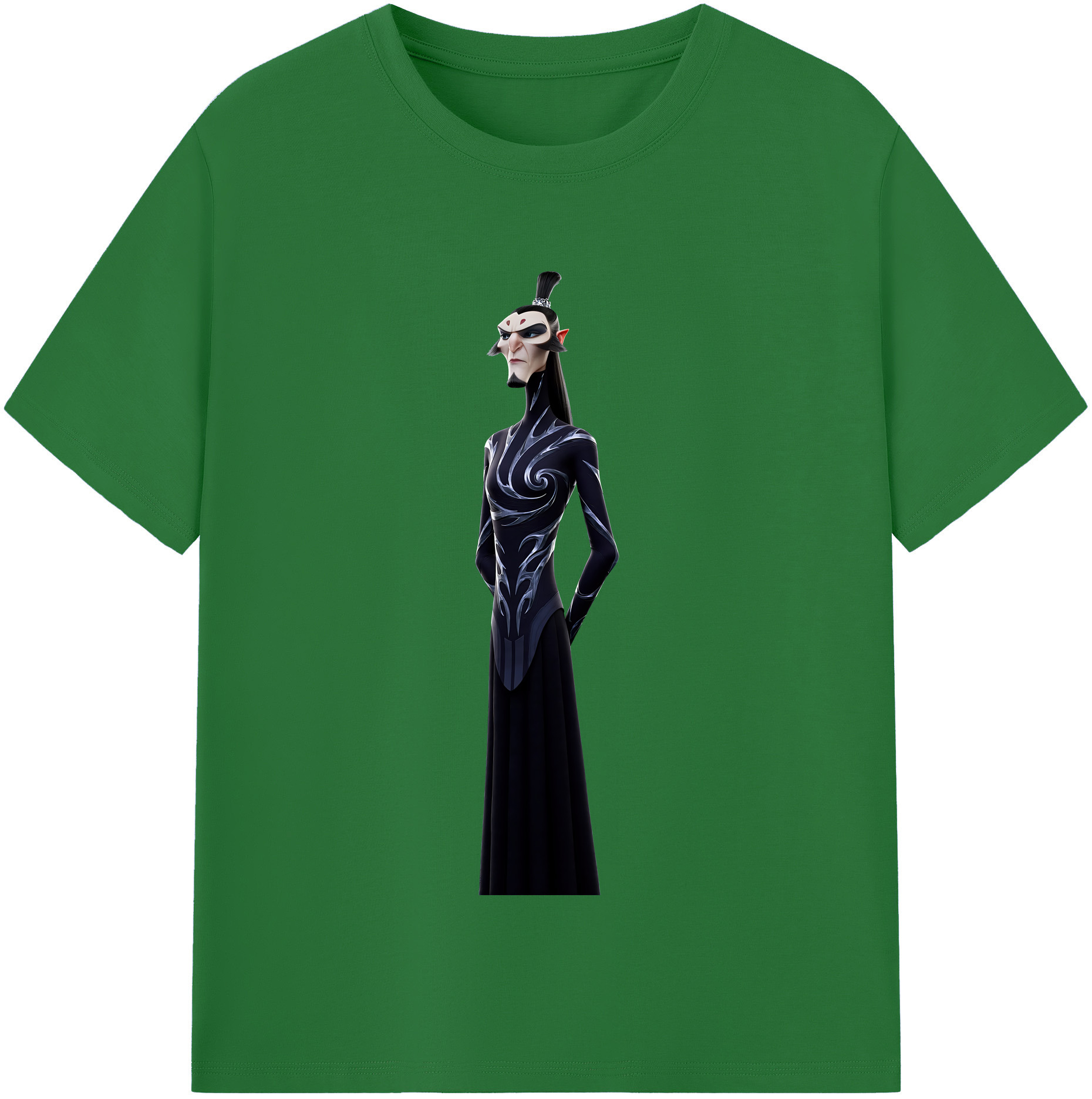 （画像用） Ne Zha 2 ナタ 魔童の大暴れ 綿100％半袖Tシャツ（フロントプリント）