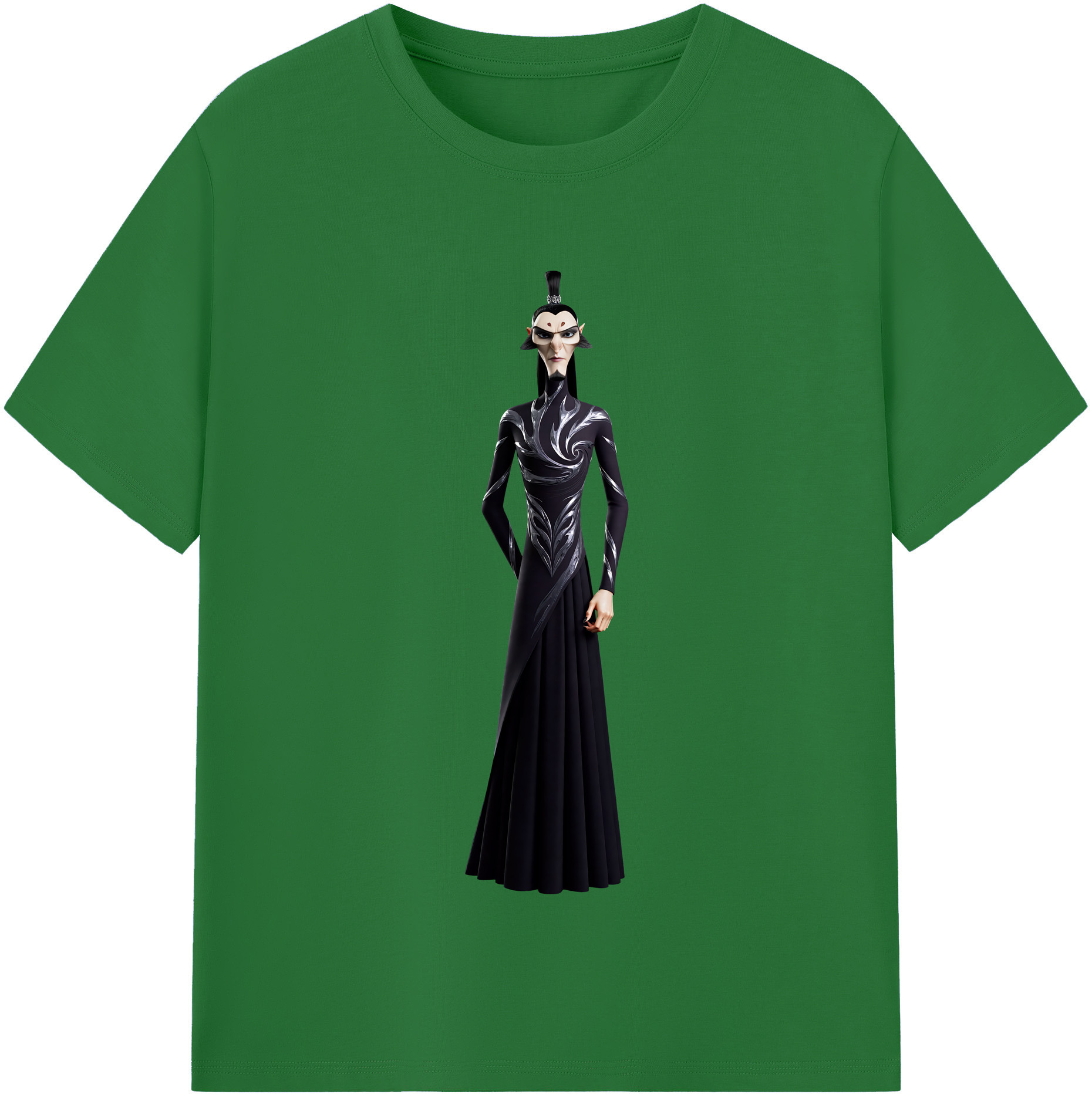 （画像用） Ne Zha 2 ナタ 魔童の大暴れ 綿100％半袖Tシャツ（フロントプリント）