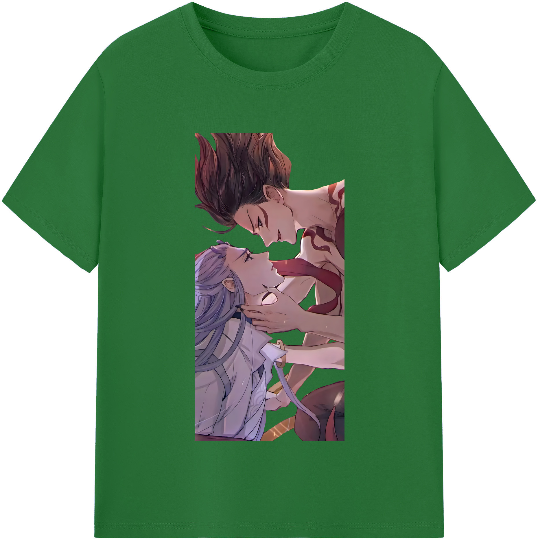 （画像用） Ne Zha 2 ナタ 魔童の大暴れ 綿100％半袖Tシャツ（フロントプリント）