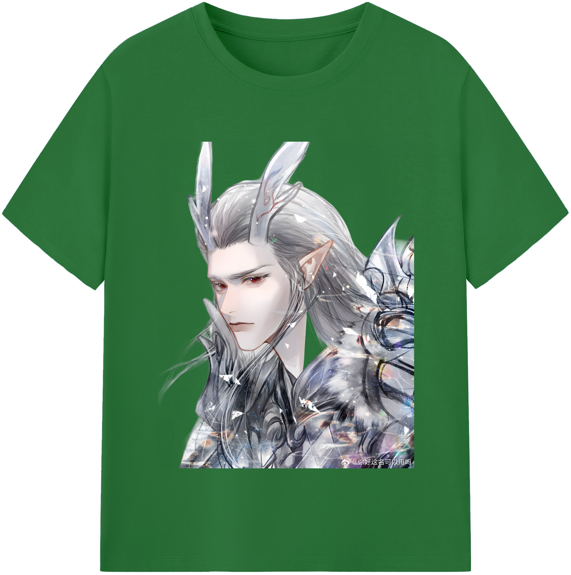 （画像用） Ne Zha 2 ナタ 魔童の大暴れ 綿100％半袖Tシャツ（フロントプリント）