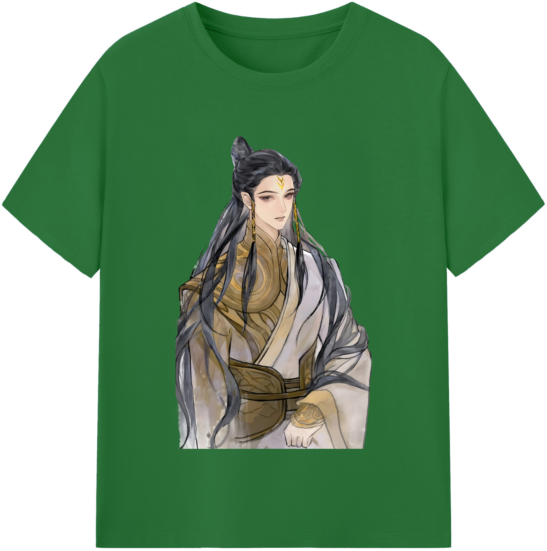 （画像用） Ne Zha 2 ナタ 魔童の大暴れ 綿100％半袖Tシャツ（フロントプリント）