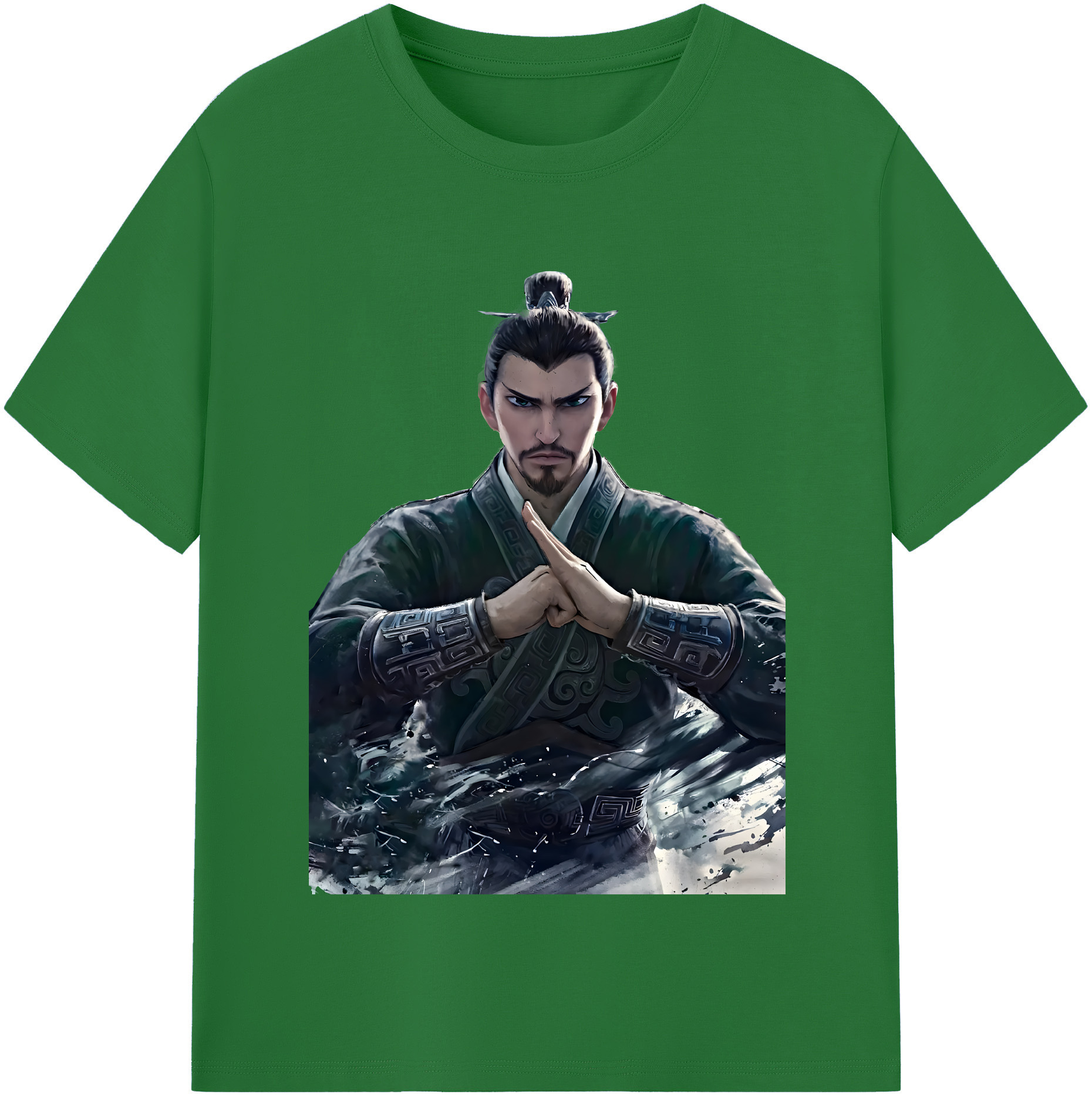（画像用） Ne Zha 2 ナタ 魔童の大暴れ 綿100％半袖Tシャツ（フロントプリント）