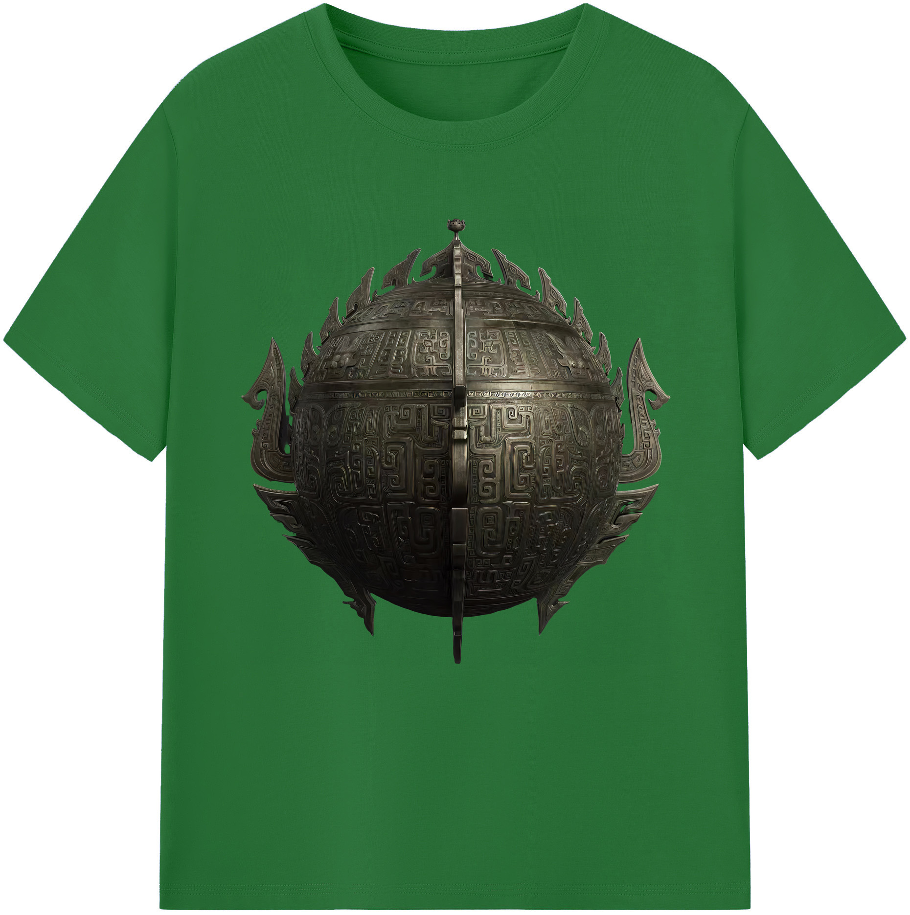 （画像用） Ne Zha 2 ナタ 魔童の大暴れ 綿100％半袖Tシャツ（フロントプリント）