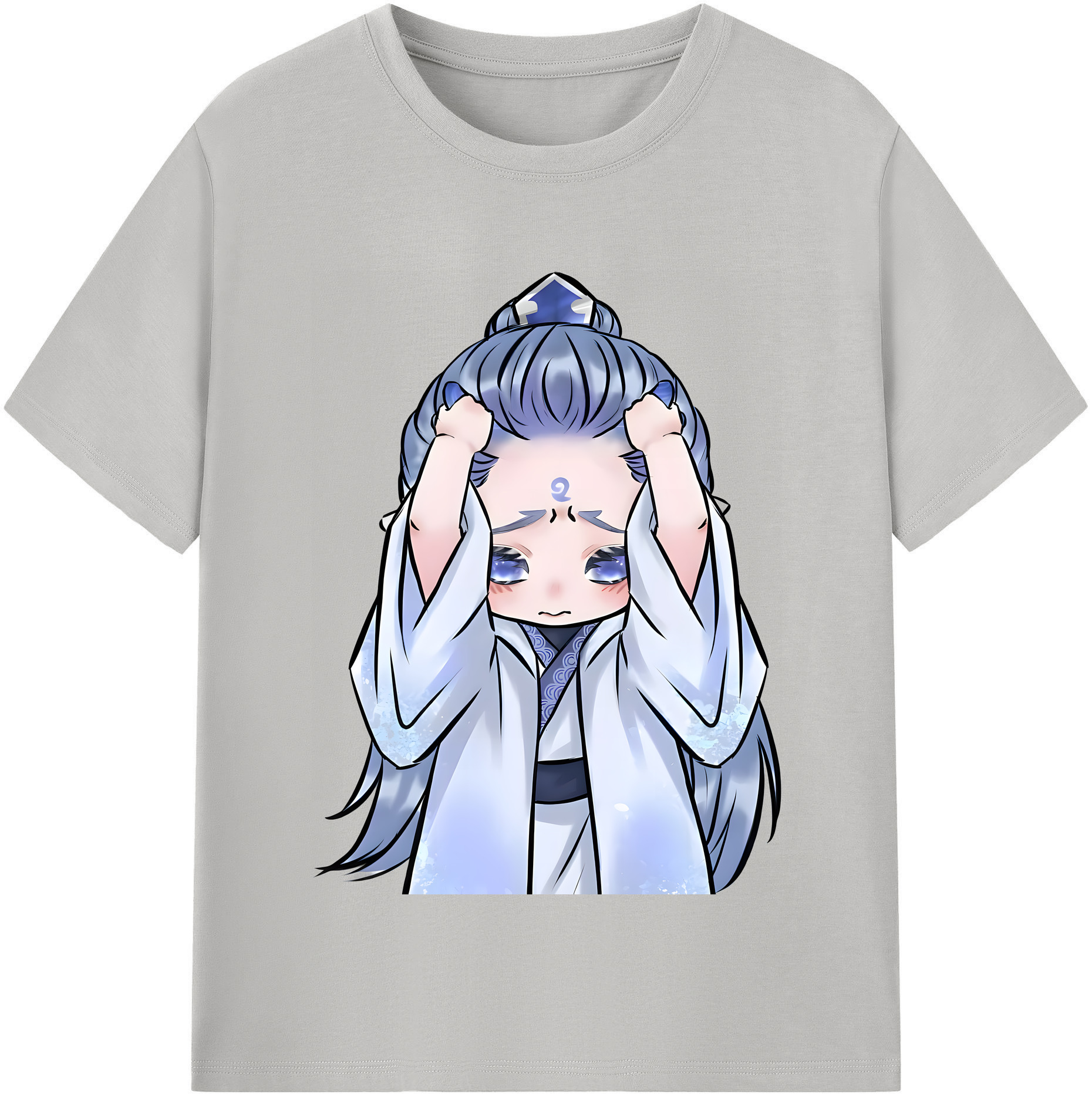 （画像用） Ne Zha 2 ナタ 魔童の大暴れ 綿100％半袖Tシャツ（フロントプリント）