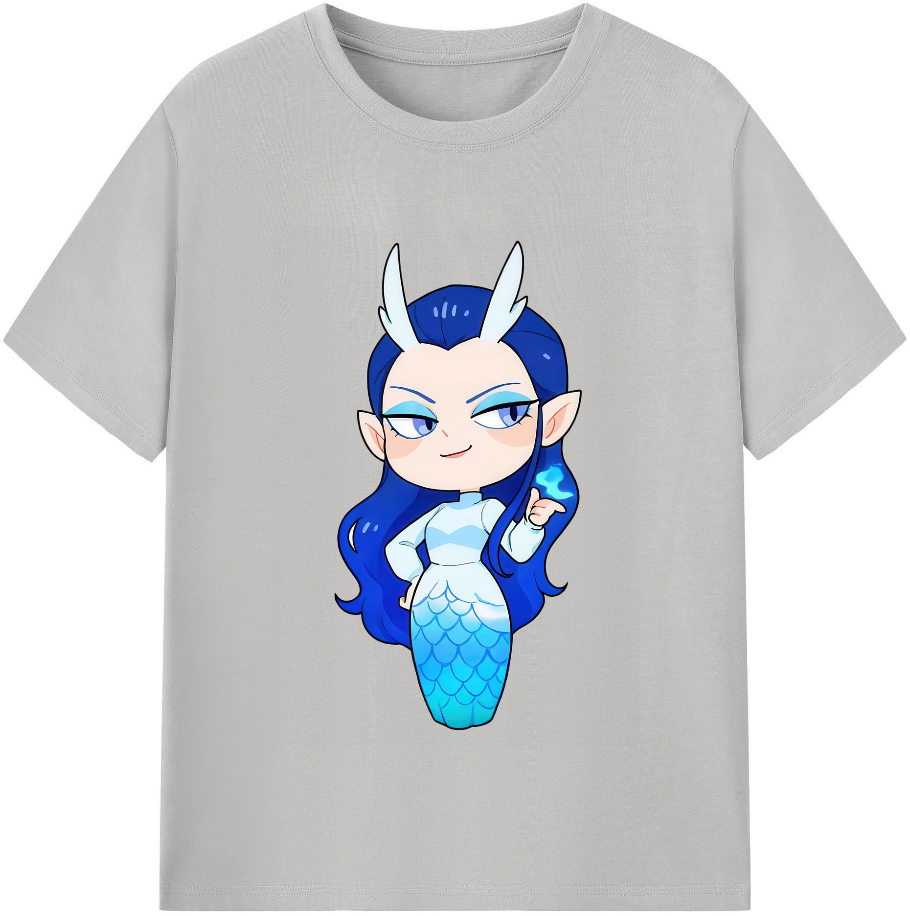 （画像用） Ne Zha 2 ナタ 魔童の大暴れ 綿100％半袖Tシャツ（フロントプリント）