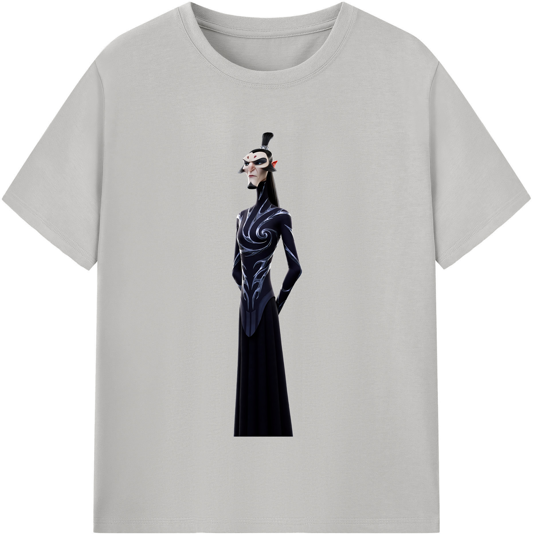 （画像用） Ne Zha 2 ナタ 魔童の大暴れ 綿100％半袖Tシャツ（フロントプリント）