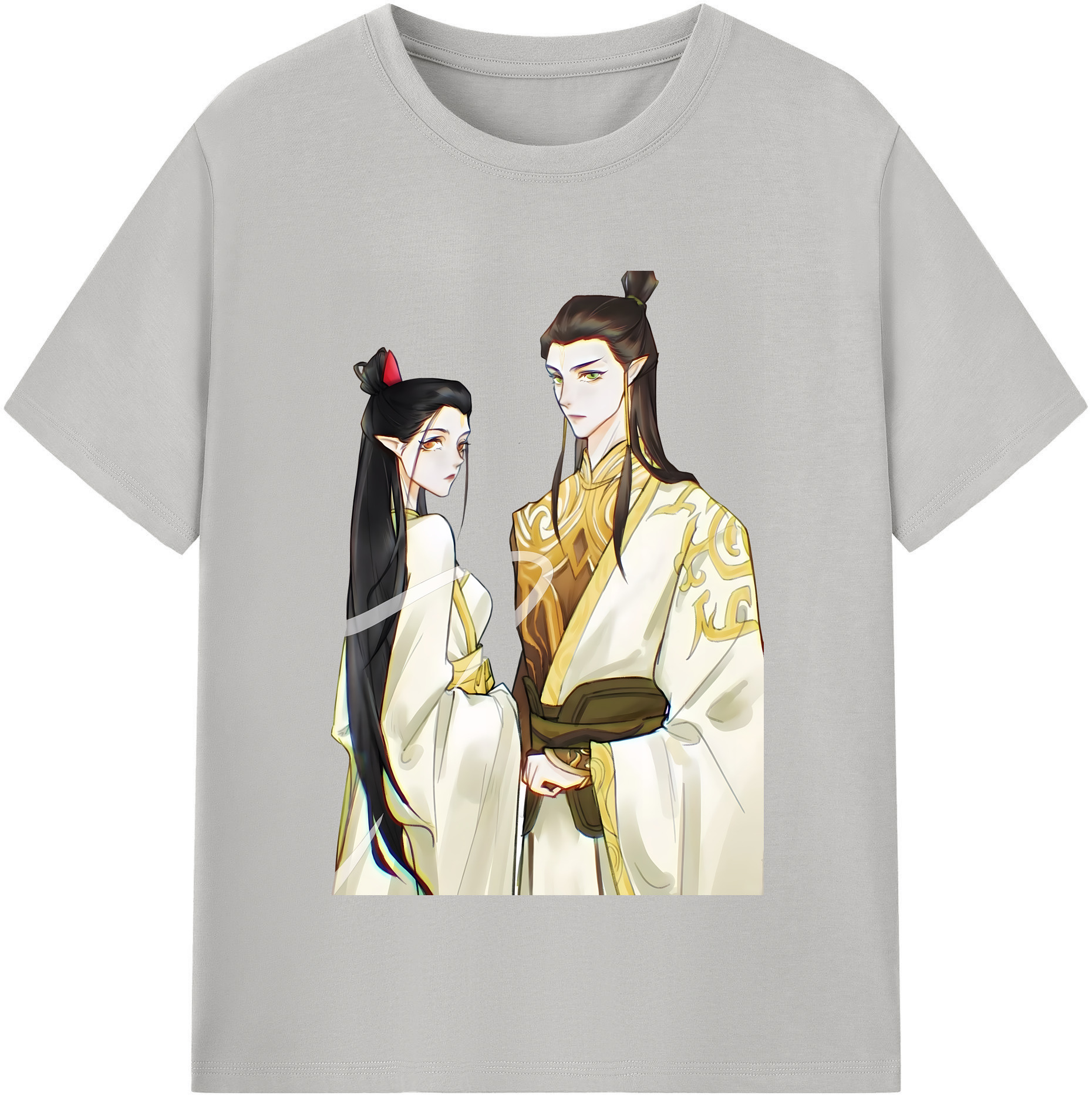 （画像用） Ne Zha 2 ナタ 魔童の大暴れ 綿100％半袖Tシャツ（フロントプリント）