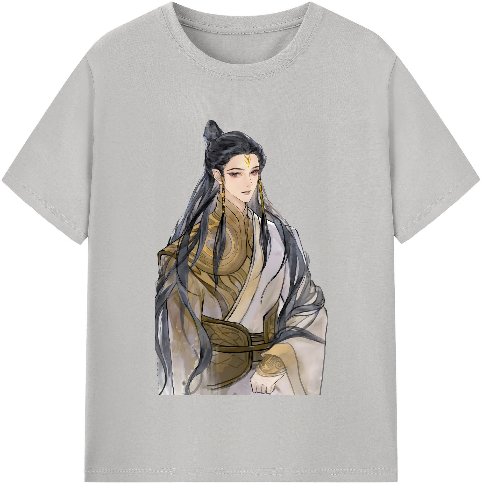 （画像用） Ne Zha 2 ナタ 魔童の大暴れ 綿100％半袖Tシャツ（フロントプリント）