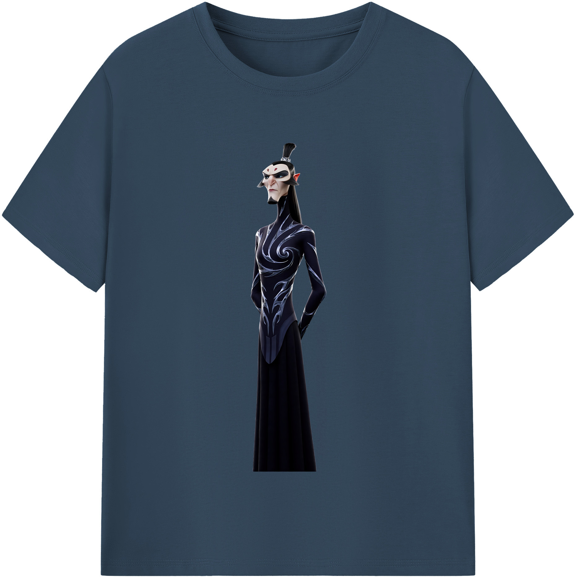（画像用） Ne Zha 2 ナタ 魔童の大暴れ 綿100％半袖Tシャツ（フロントプリント）