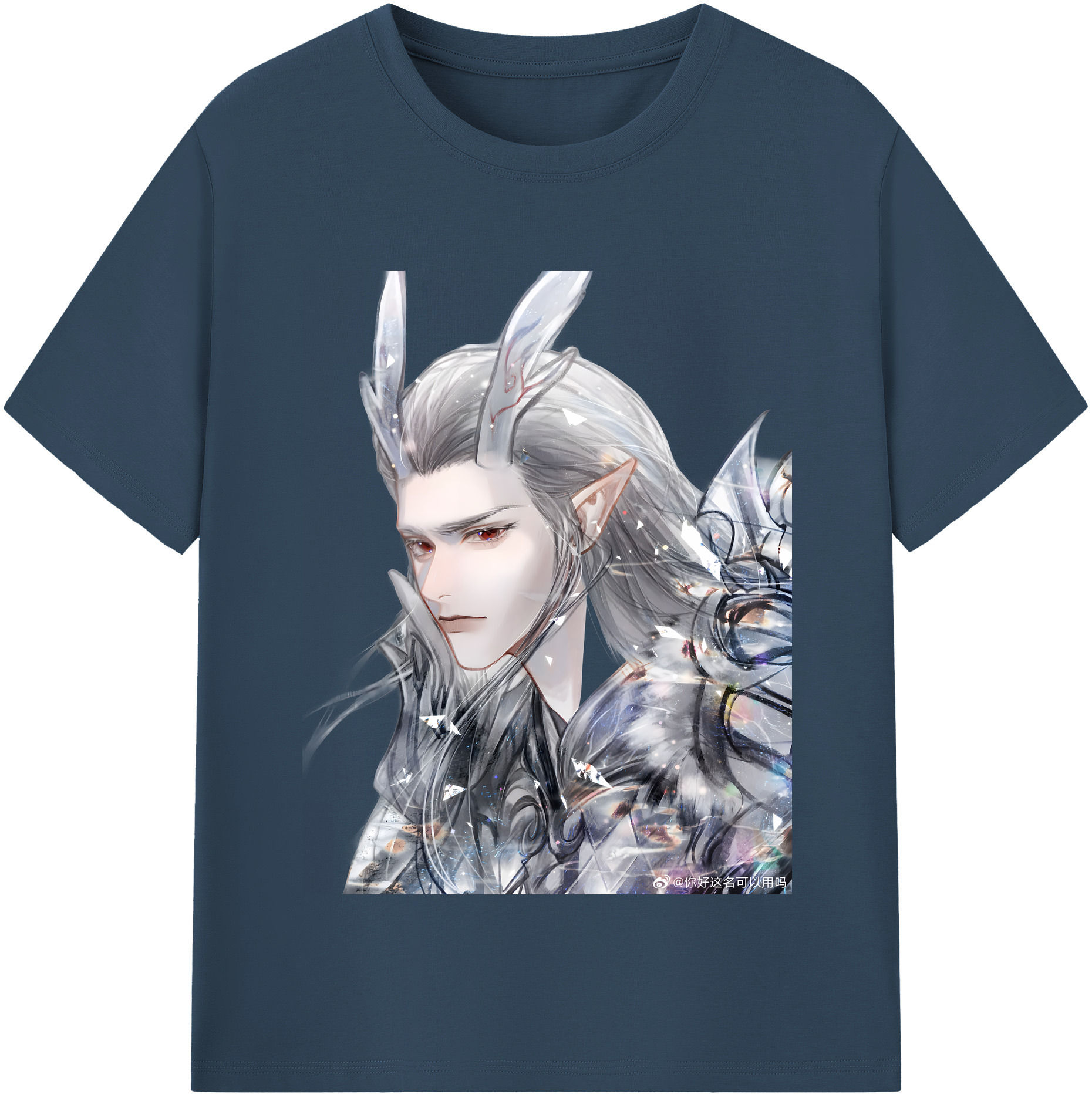（画像用） Ne Zha 2 ナタ 魔童の大暴れ 綿100％半袖Tシャツ（フロントプリント）