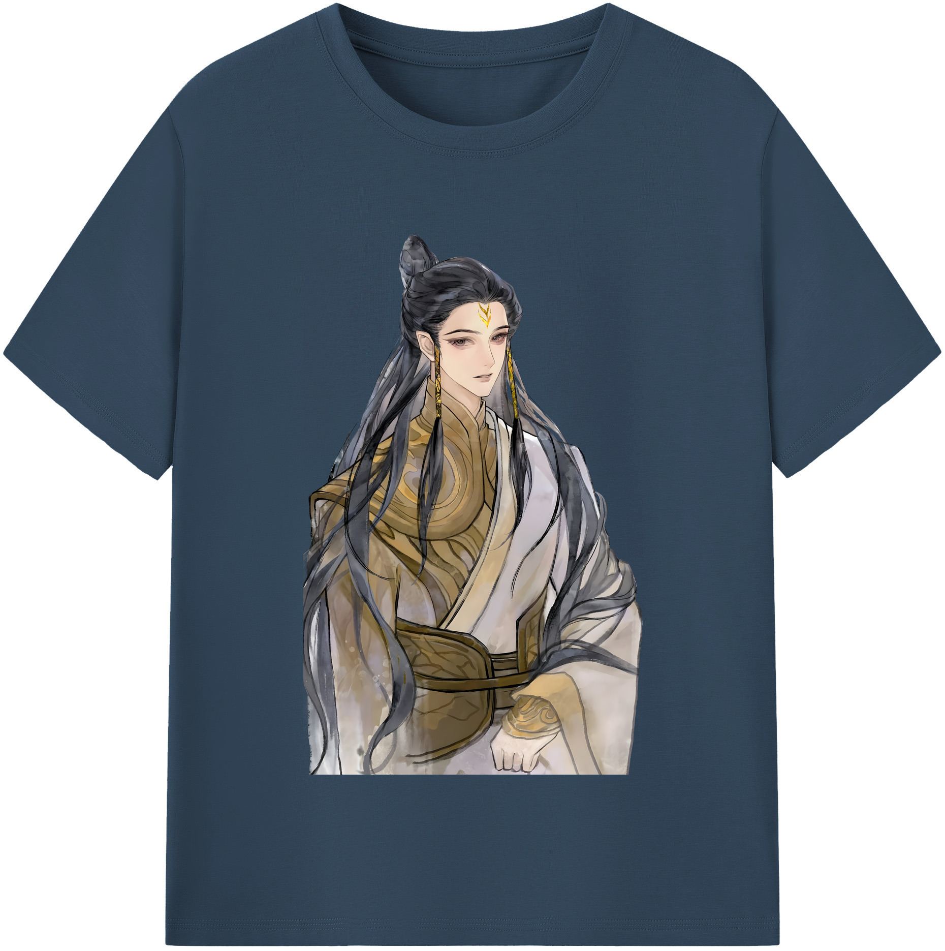 （画像用） Ne Zha 2 ナタ 魔童の大暴れ 綿100％半袖Tシャツ（フロントプリント）