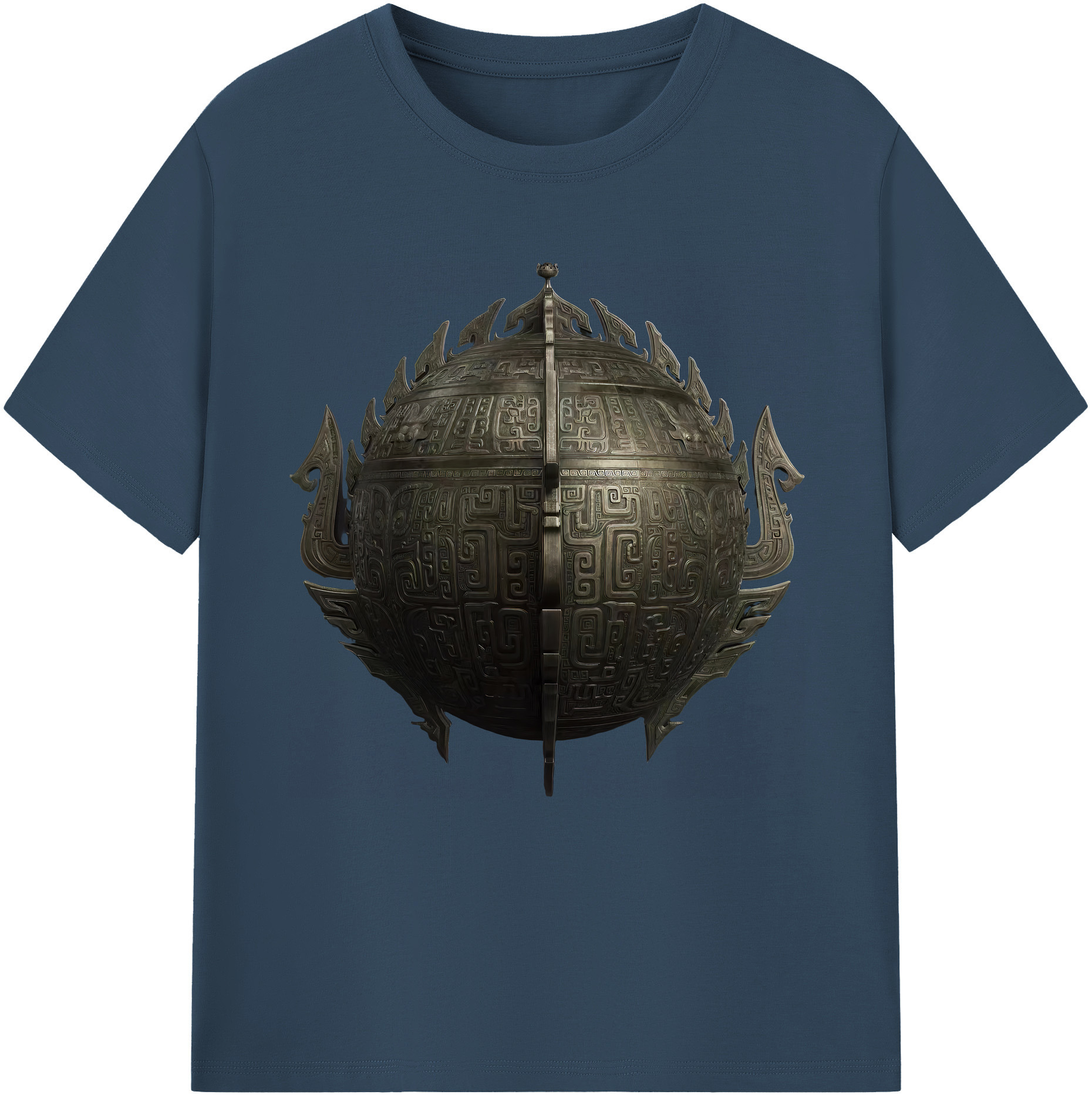 （画像用） Ne Zha 2 ナタ 魔童の大暴れ 綿100％半袖Tシャツ（フロントプリント）