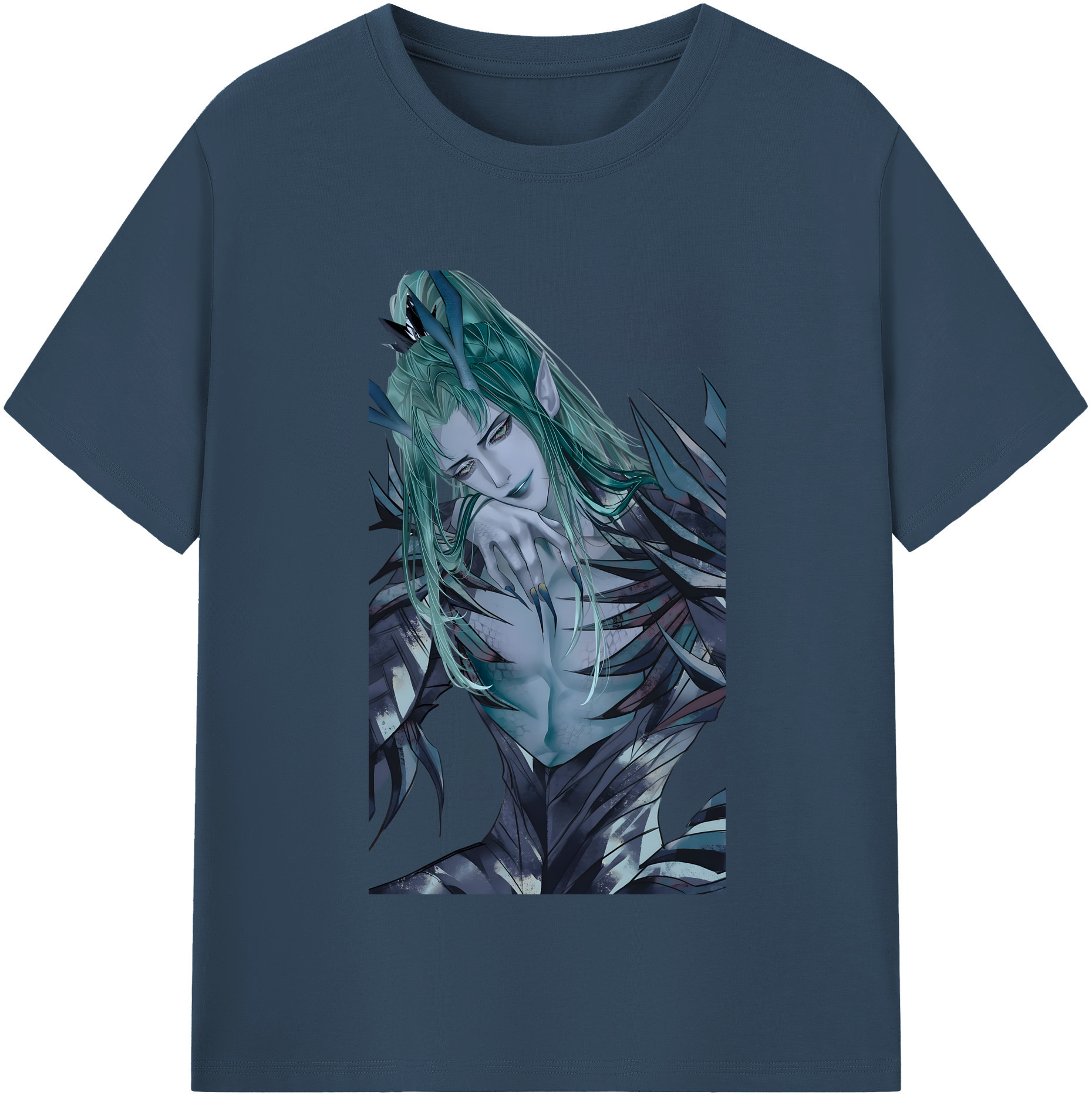 （画像用） Ne Zha 2 ナタ 魔童の大暴れ 綿100％半袖Tシャツ（フロントプリント）
