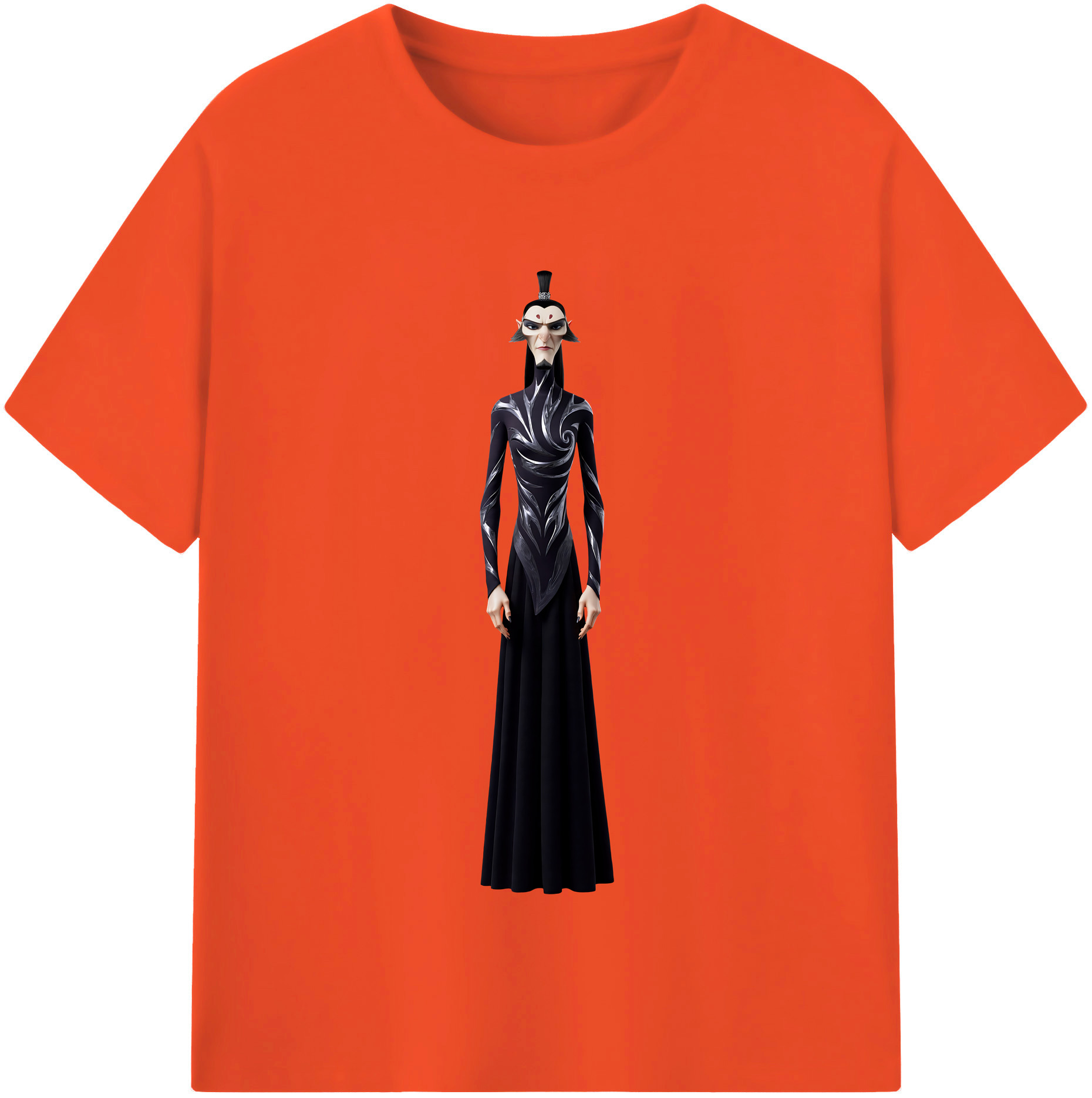 （画像用） Ne Zha 2 ナタ 魔童の大暴れ 綿100％半袖Tシャツ（フロントプリント）