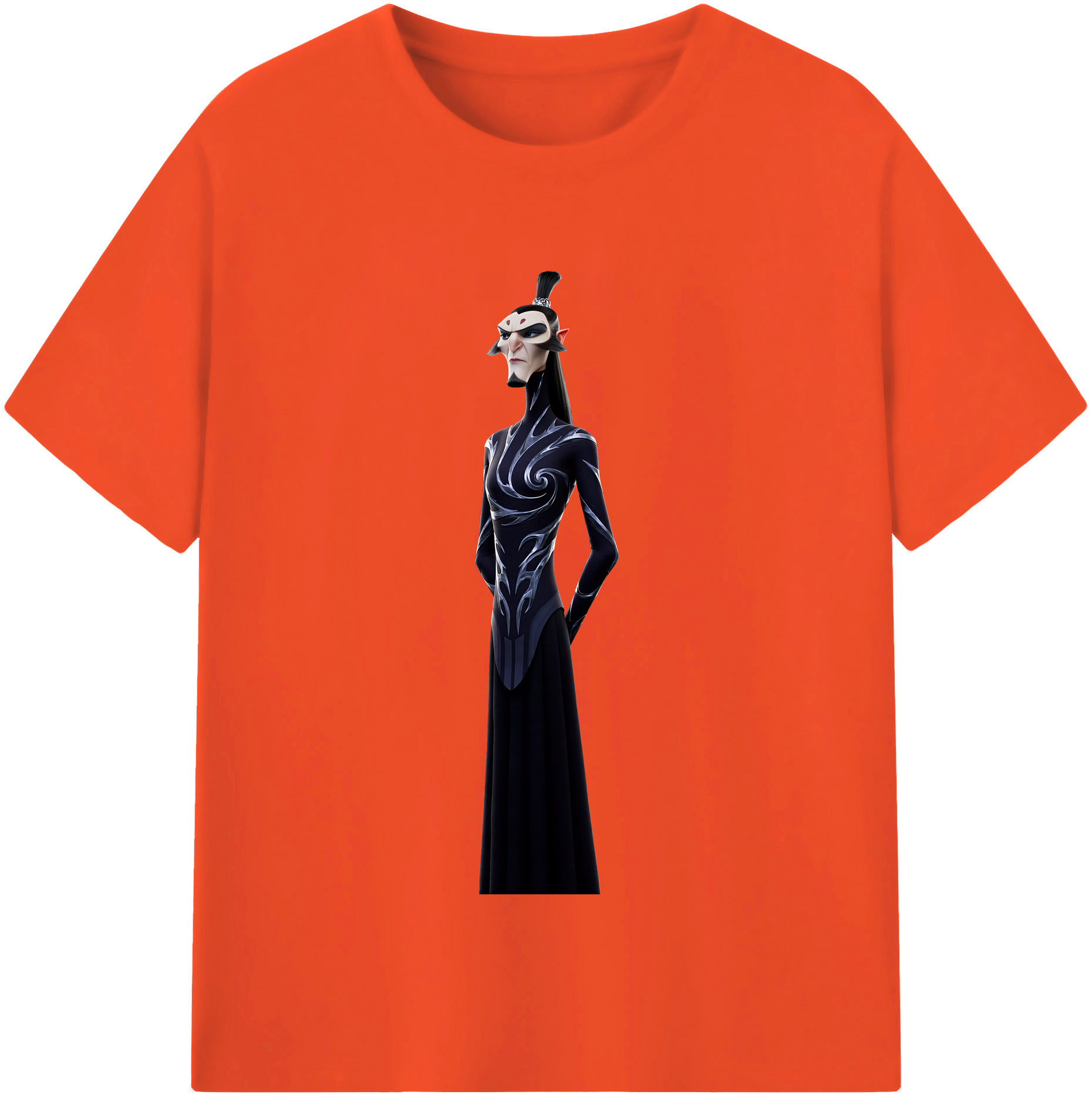 （画像用） Ne Zha 2 ナタ 魔童の大暴れ 綿100％半袖Tシャツ（フロントプリント）