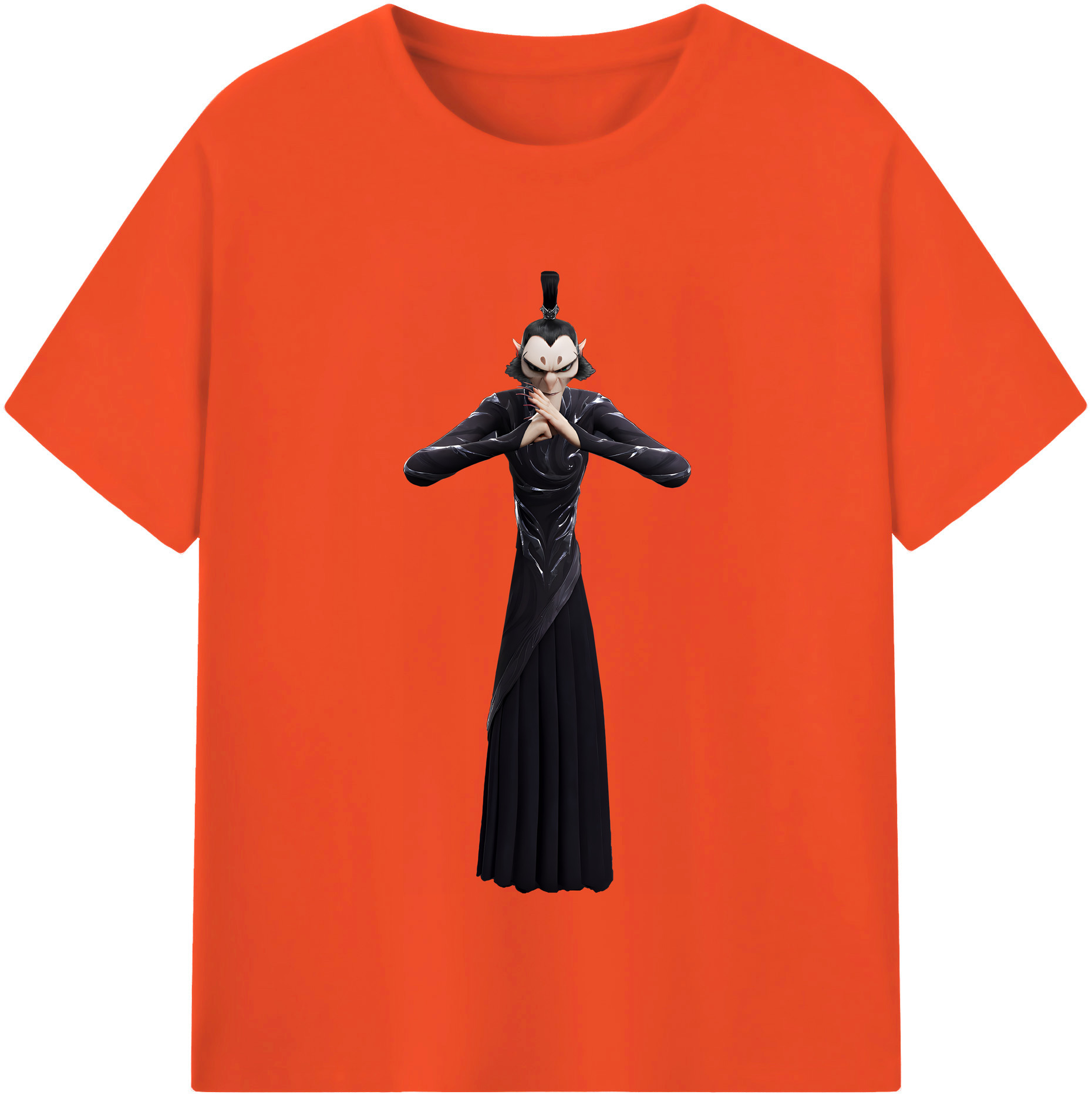 （画像用） Ne Zha 2 ナタ 魔童の大暴れ 綿100％半袖Tシャツ（フロントプリント）