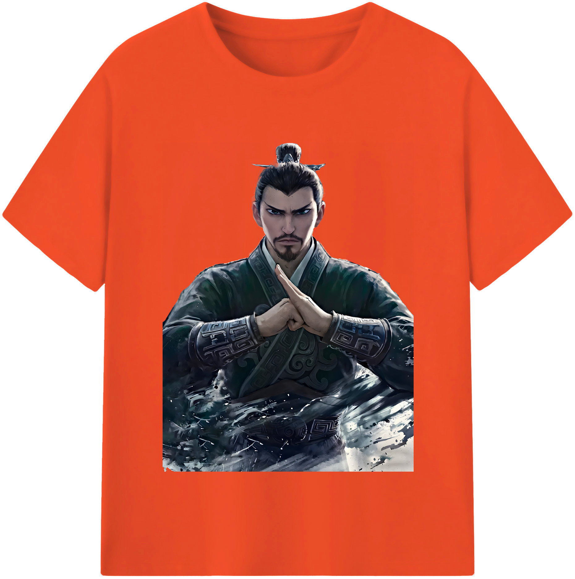 （画像用） Ne Zha 2 ナタ 魔童の大暴れ 綿100％半袖Tシャツ（フロントプリント）
