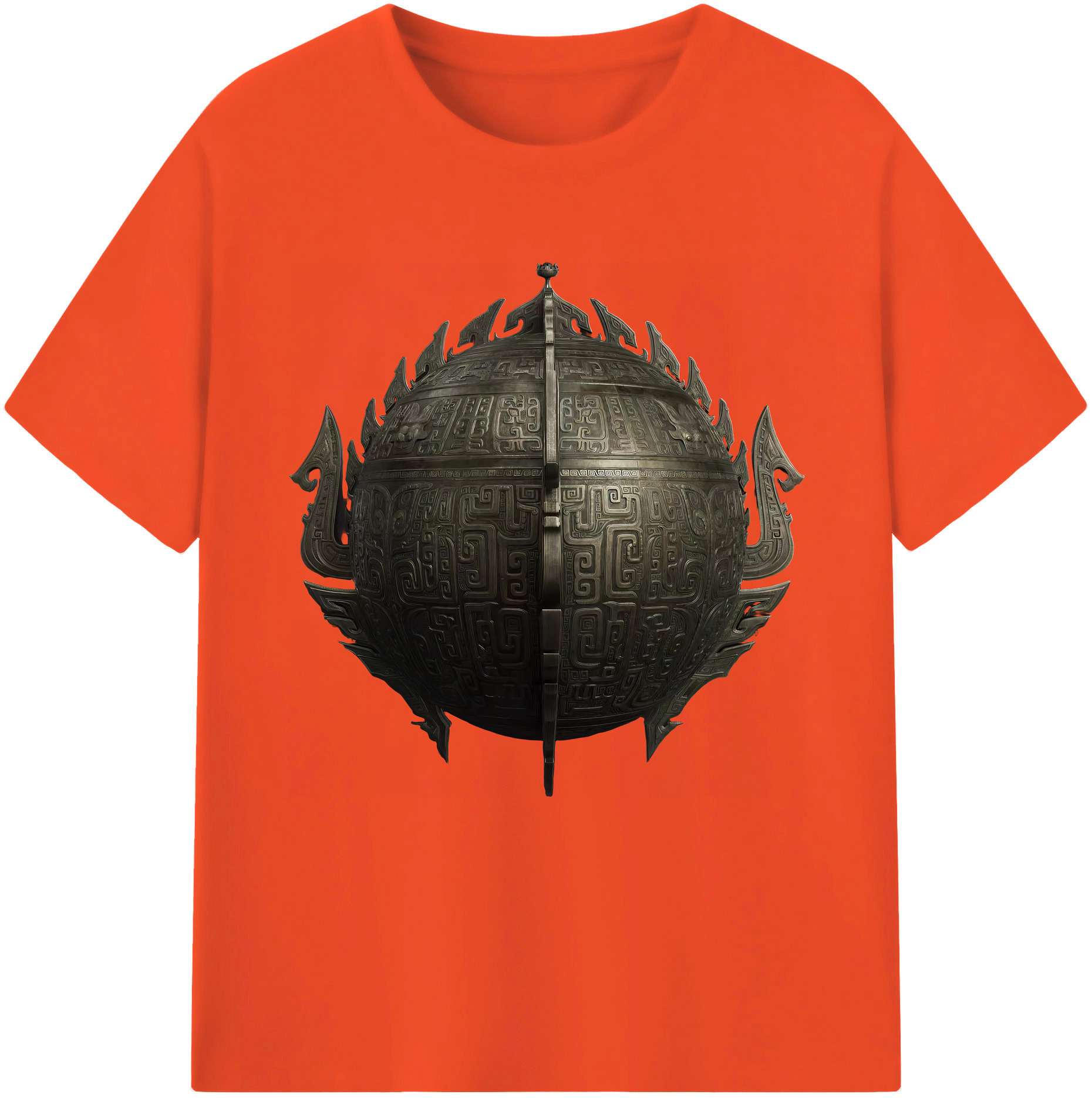 （画像用） Ne Zha 2 ナタ 魔童の大暴れ 綿100％半袖Tシャツ（フロントプリント）