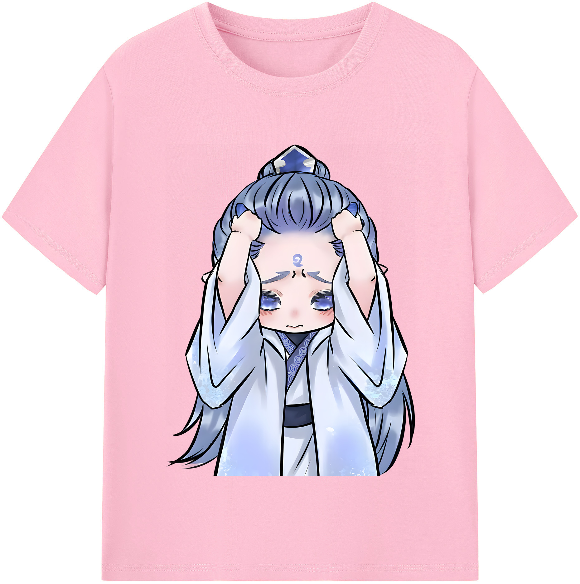 （画像用） Ne Zha 2 ナタ 魔童の大暴れ 綿100％半袖Tシャツ（フロントプリント）