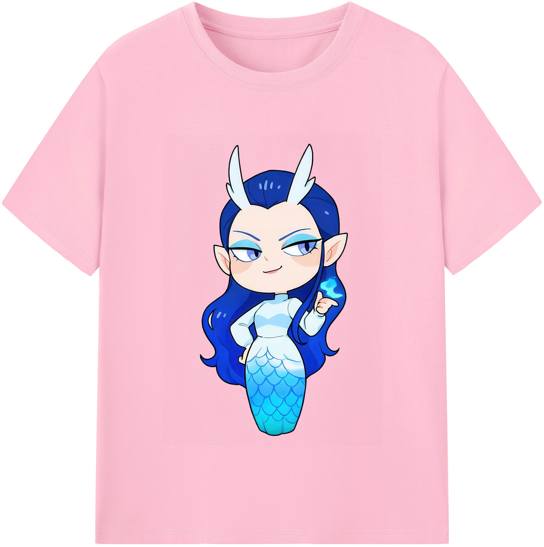 （画像用） Ne Zha 2 ナタ 魔童の大暴れ 綿100％半袖Tシャツ（フロントプリント）