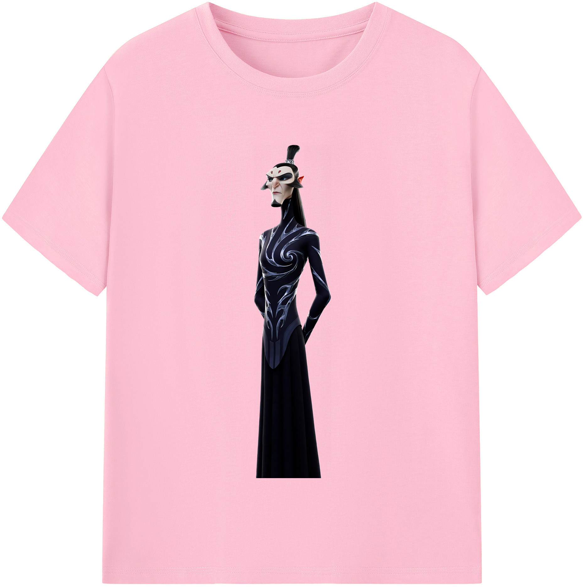 （画像用） Ne Zha 2 ナタ 魔童の大暴れ 綿100％半袖Tシャツ（フロントプリント）